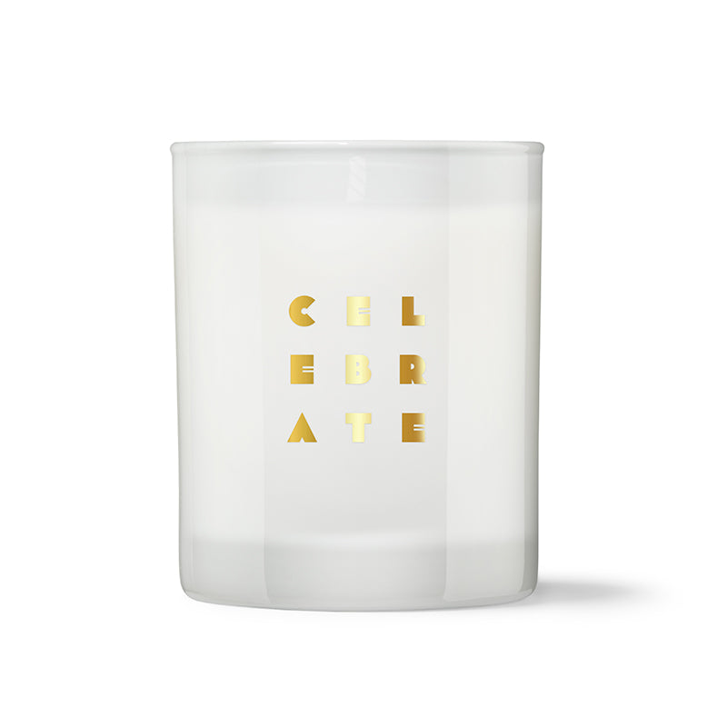 CELEBRATE Scented Candle - Champagne & Cranberry Fragrance for Holidays, Parties & Romantic Dinners | Premium Soy Wax Candle for Home Decor & Gifts