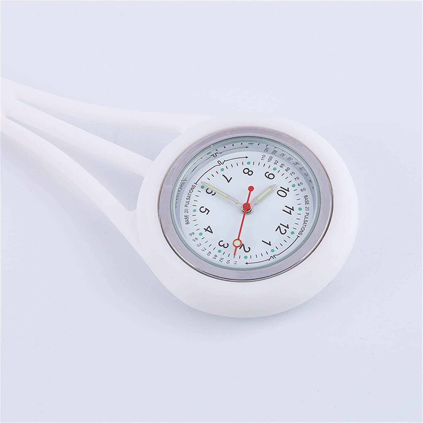 Avaner Silicone Nurse Watch with Luminous Hands & Pulsometer Scale - Waterproof Medical Watch for Nurses, Doctors & Healthcare Professionals - Perfect for Clinical Shifts, Hospital Rounds & Emergency Care
