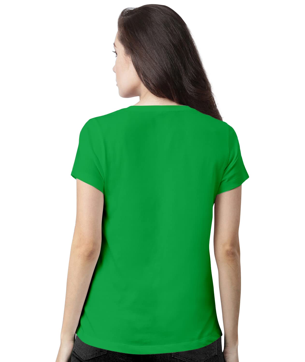 Pooplu Women's Regular Fit Yoga T-Shirt - Soft Cotton Graphic Printed Round Neck Half Sleeve Tee for Exercise, Gym, Fitness & Yoga | Perfect for Workouts, Running, Pilates and Casual Wear