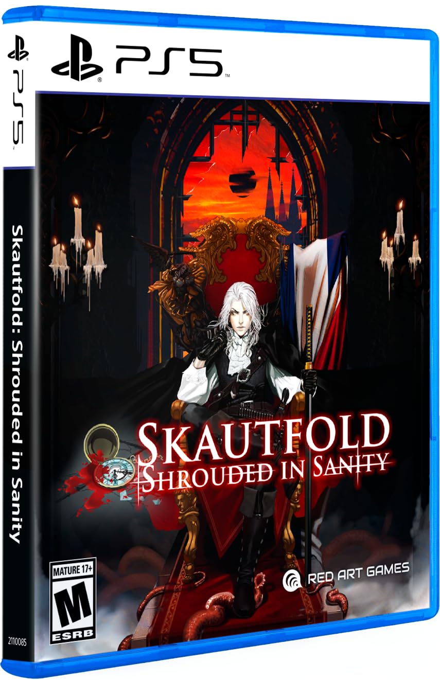 Skautfold: Shrouded in Sanity - PS5 Game | Action RPG for PlayStation 5 | Perfect for Horror & Dark Fantasy Fans | Play at Home or Gaming Parties