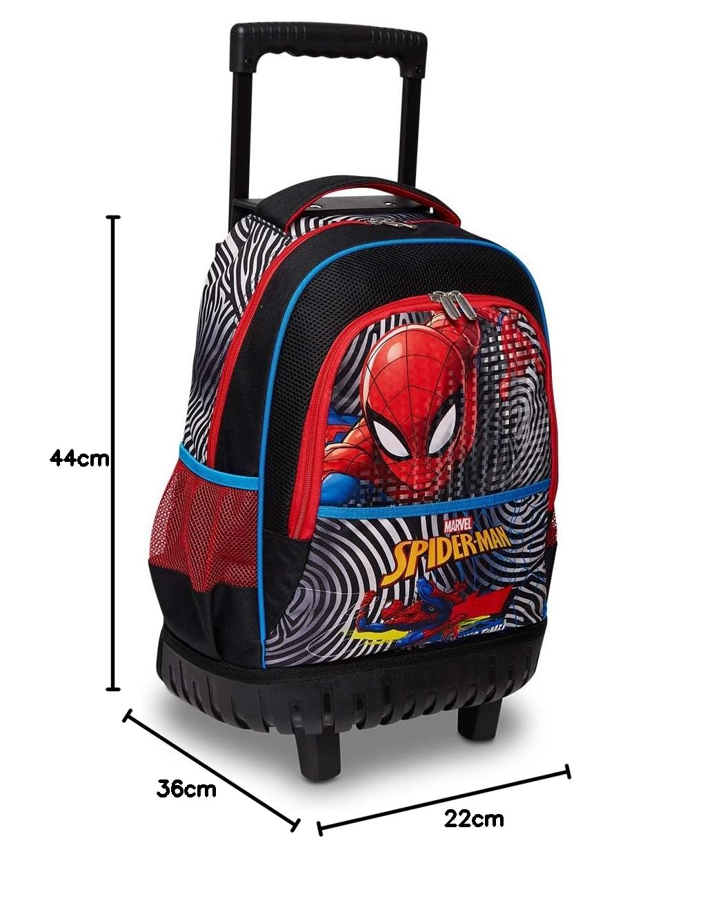 Spider-Man Trolley Bag - Superhero Themed Luggage for Travel, School & Cosplay | Lightweight & Durable Carry-On with Wheels