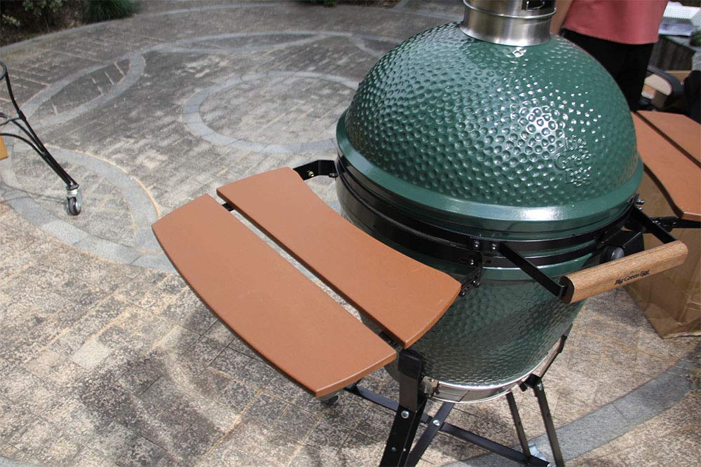 Dracarys HDPE Folding Side Shelves for Large Big Green Egg - Set of 2 | Replacement Grill Accessories | Perfect for Outdoor BBQ, Smoking & Grilling | Weather-Resistant & Durable