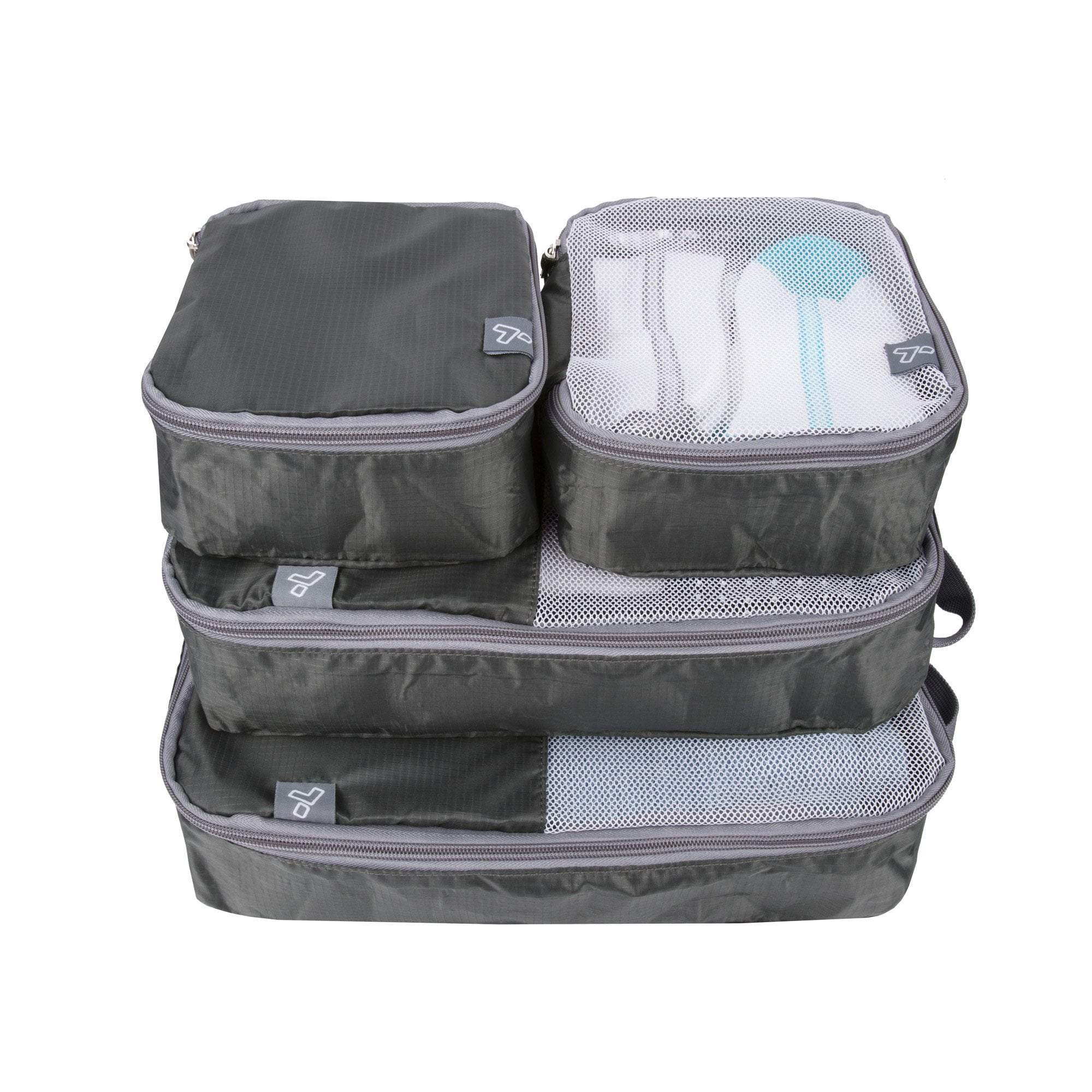 Travelon Set of 4 Soft Packing Organizers - Lightweight Luggage Organizers for Suitcases, Carry-On Bags & Travel Accessories - Perfect for Business Trips, Vacations & Weekend Getaways