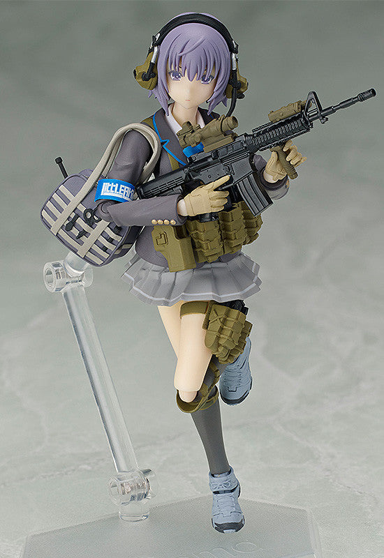 Figma SP 071 Asato Miyo Little Armory Action Figure - TomyTec Collectible Anime Model Kit for Display & Cosplay Scenes
