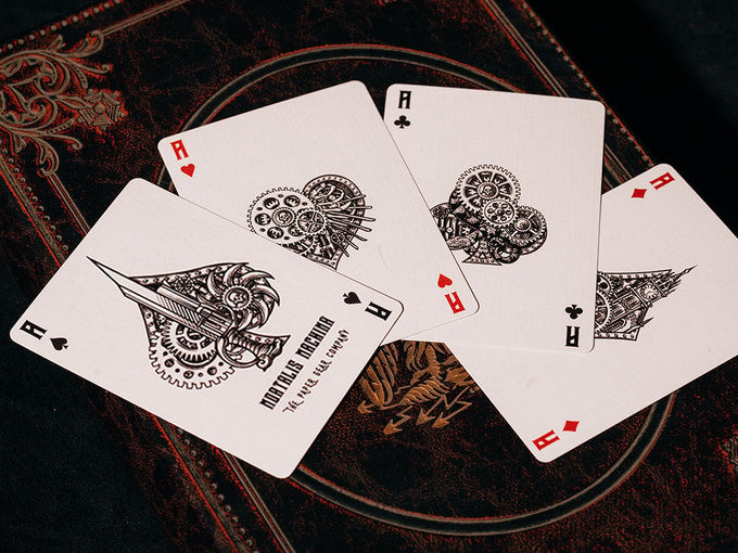 Mortalis Machina Premium Playing Cards - Unique Gothic Design for Poker, Magic Tricks & Collectors | Perfect for Game Nights, Gifts & Cardistry