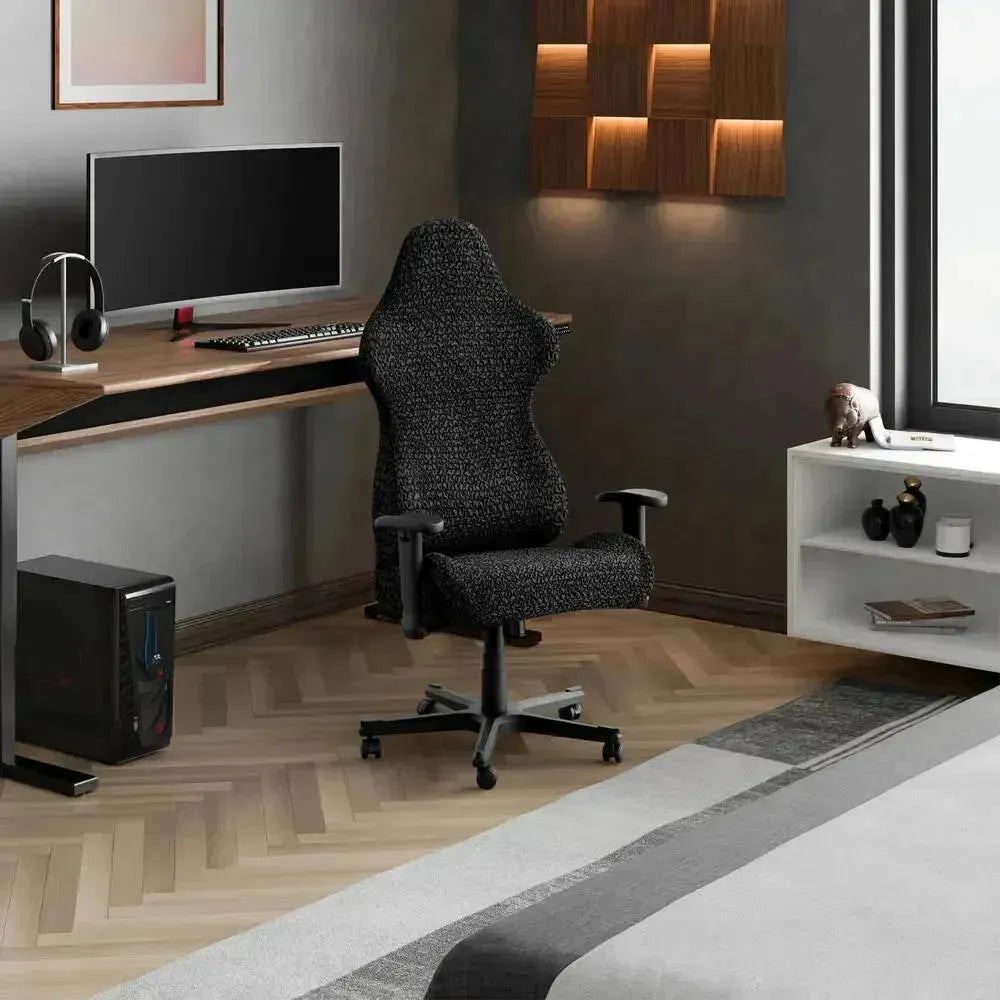 Premium Office Chair Slipcover - Microfiber Collection - Washable & Breathable Chair Cover for Home Office, Gaming, and Workspace - Perfect for Desk Chairs, Task Chairs, and Executive Chairs
