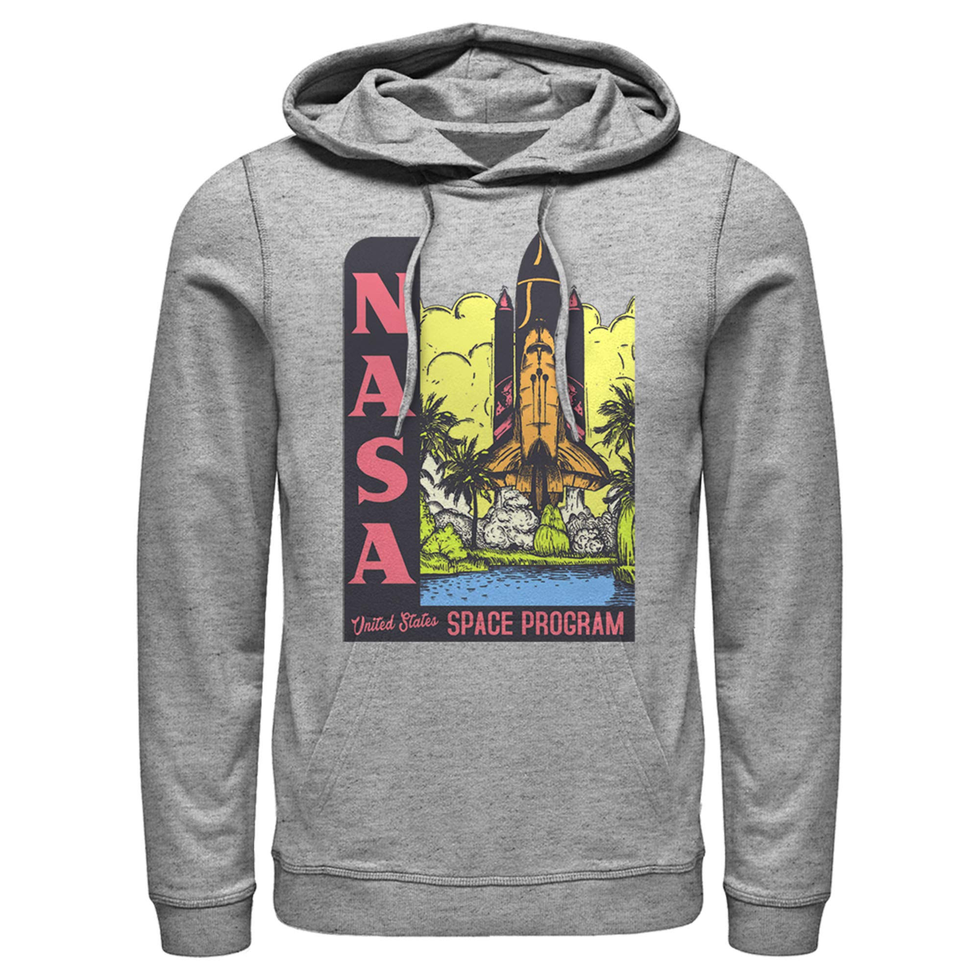 NASA Logo Men's Hoodie - Space Program Pullover Sweatshirt for Casual Wear & Street Fashion | Perfect for Daily Outfits, Gifts & Astronaut Fans