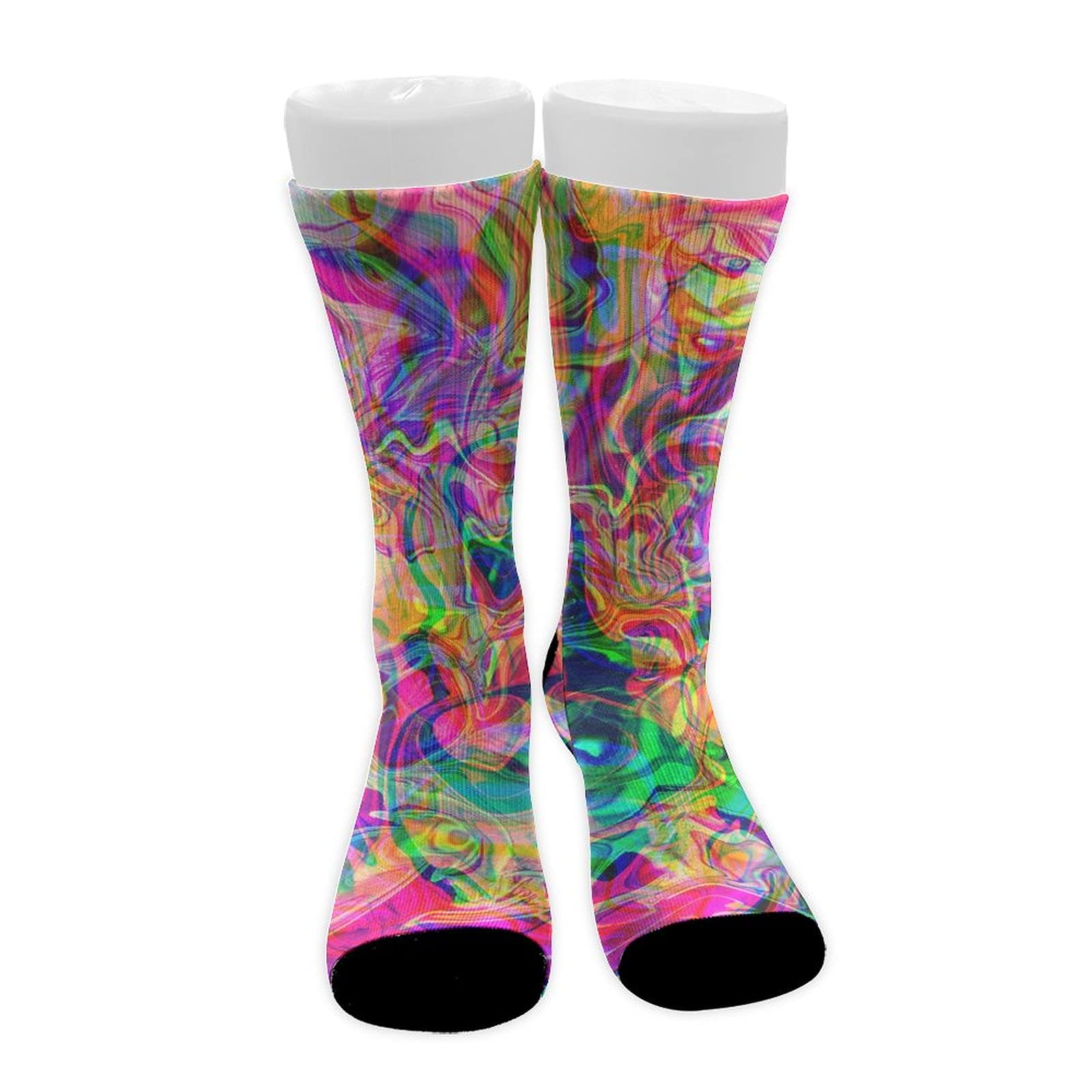 Premium Vintage Socks - Luxury Soft Polyester Athletic Socks for Women & Men - Breathable Running Socks with Short Fuzzy Lining for Gym, Jogging & Everyday Comfort