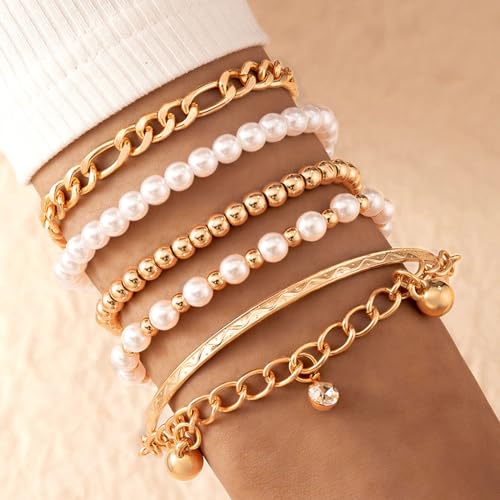 B5:pearl bracelet