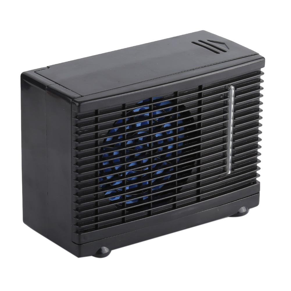 12V Portable Mini Air Cooler - Evaporative Water Cooling Fan for Car, Truck & Home - Stay Cool While Driving, Camping or Working