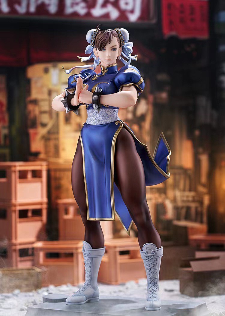 Max Factory Chun Li Action Figure - Street Fighter Collectible for Fans | Perfect for Display, Gaming Room Decor, and Gift for Anime Lovers