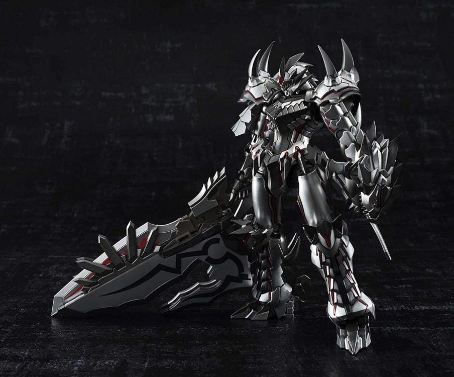 Bandai Tamashii Nations Monster Hunter G Rank Liolaeus (Weathering Silver Ver.) Chogokin Action Figure - Collectible Model for Display & Gaming Enthusiasts