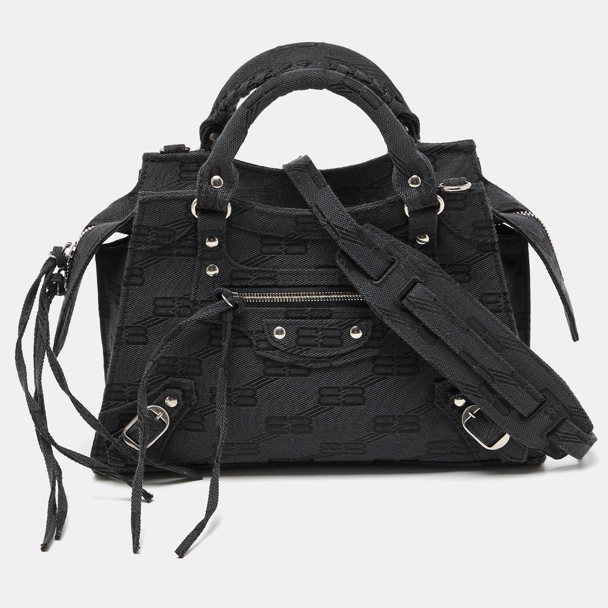Black BB Monogram Canvas XS Neo Cagole Bag - Stylish Crossbody Purse for Women, Fashionable Everyday Shoulder Bag for Work, Travel & Outfits