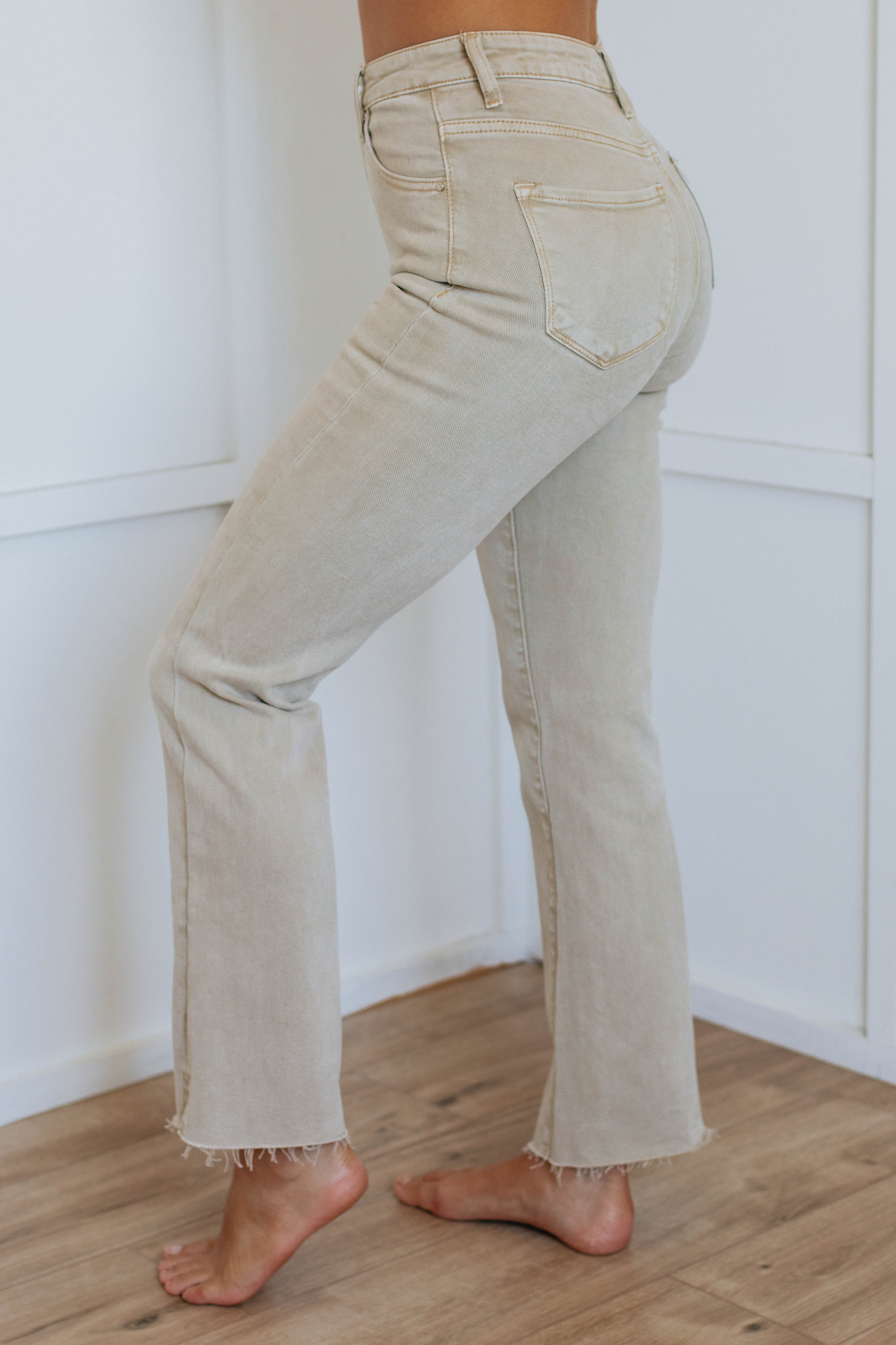Nayla Risen Jeans for Women - High Waist Stretch Denim Pants with Comfortable Sand Wash Finish | Perfect for Casual Wear, Office Outfits & Weekend Style