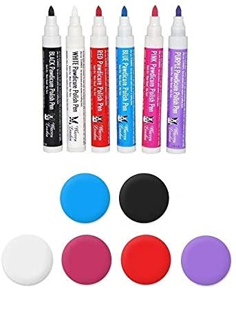 Non-Toxic MPP Dog Nail Polish Pens - Safe Water-Based Pawdicure Kit for Pets (6 Vibrant Colors) - Perfect for Grooming, Pet Spa Days & Special Occasions