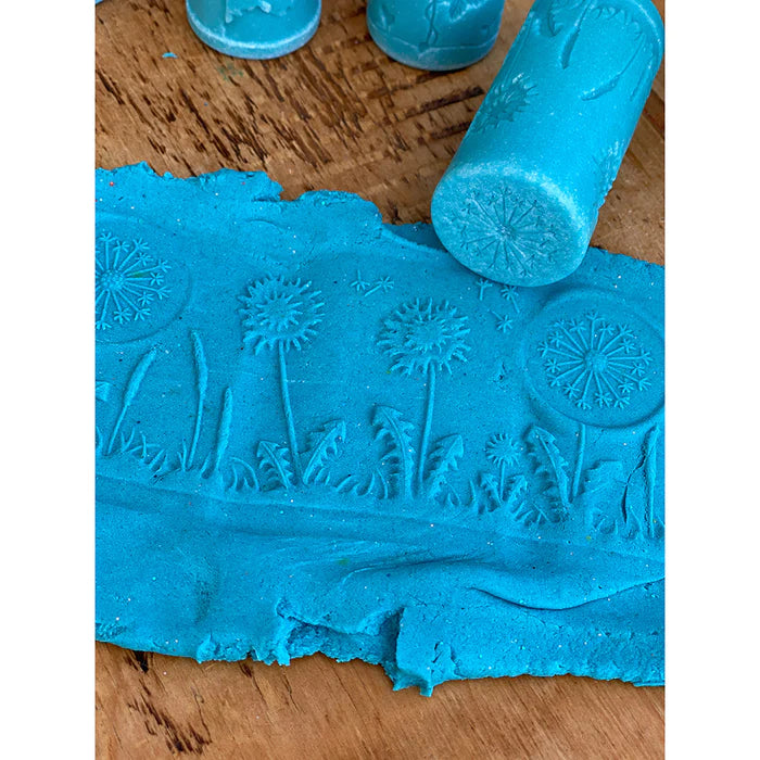 Yellow Door® Let's Roll Seasons Dough Roller Set - 4 Seasonal Textured Rolling Pins for Kids Sensory Play, Early Learning & Fine Motor Skills Development - Perfect for Playdough, Clay & Baking Activities