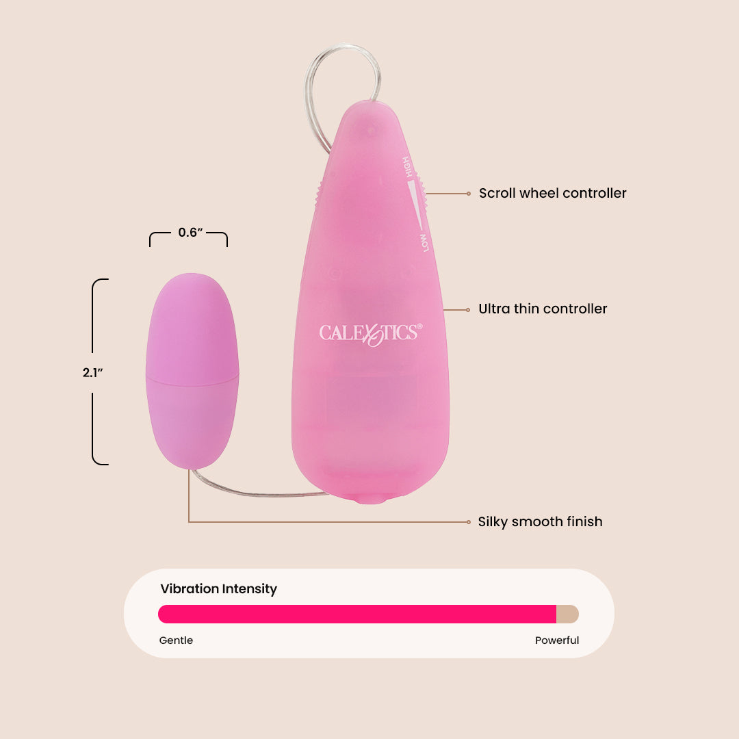 First Time® Satin Teaser - Rechargeable Remote Control Bullet Vibrator for Women, Powerful Mini Personal Massager - Perfect for Couples Play & Solo Pleasure