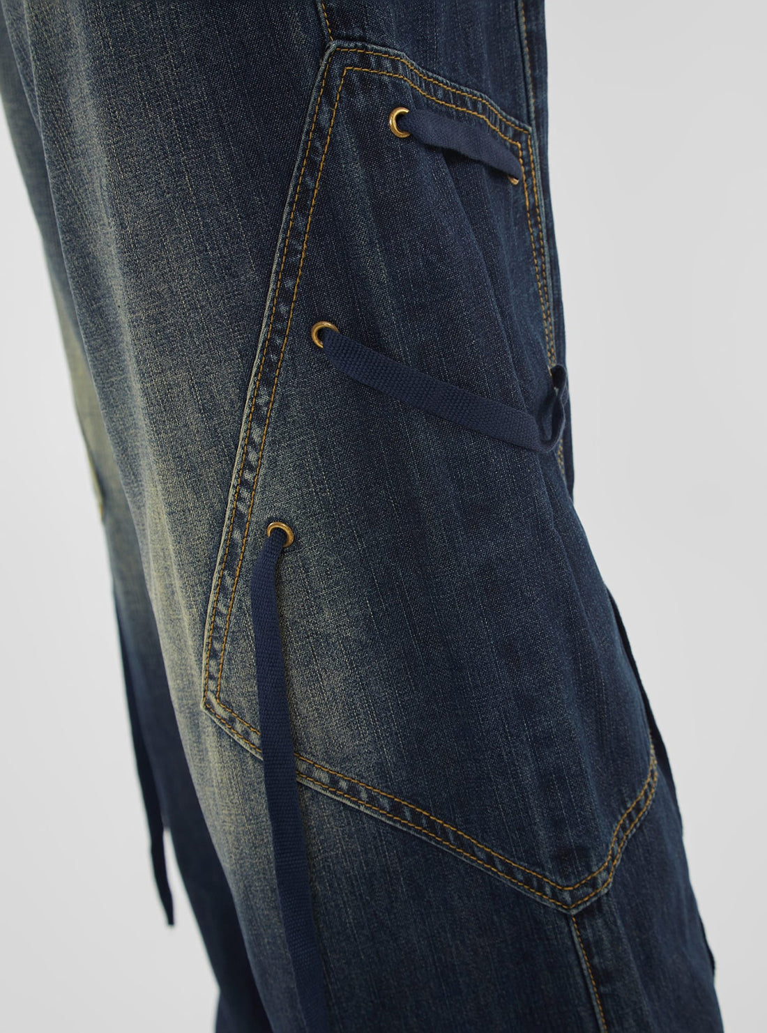 Guess Originals Grey Cargo Denim Jeans for Men - Stretch Comfort Fit Casual Pants | Perfect for Streetwear, Work & Everyday Fashion