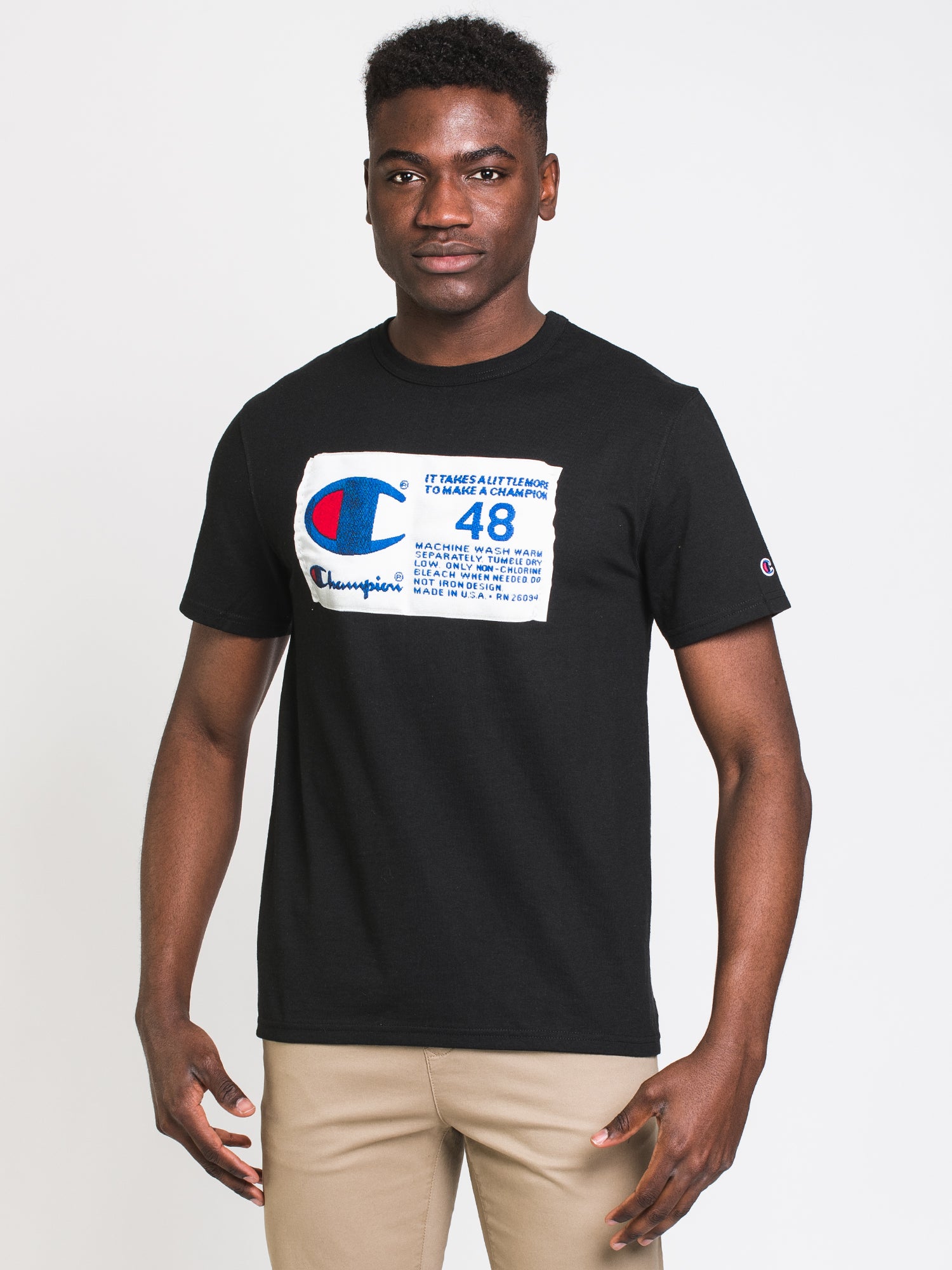 Champion Heritage Men's Graphic T-Shirt - Soft Cotton Tee for Casual Wear & Street Style | Clearance Sale