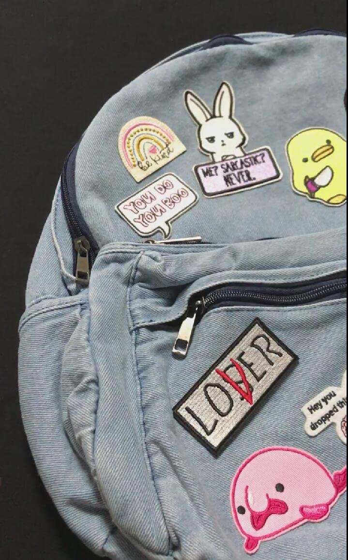 You Do You Boo Embroidered Iron On Patch - DIY Custom Clothing & Accessories - Perfect for Jackets, Bags, Hats & Denim