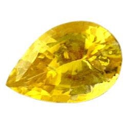 Natural Genuine Medium Vivid Yellow Sapphire Loose Stone - 4x3mm to 9x7mm Pear Cut, VS Clarity, September Birthstone for Jewelry Making, Engagement Rings & Necklace Designs