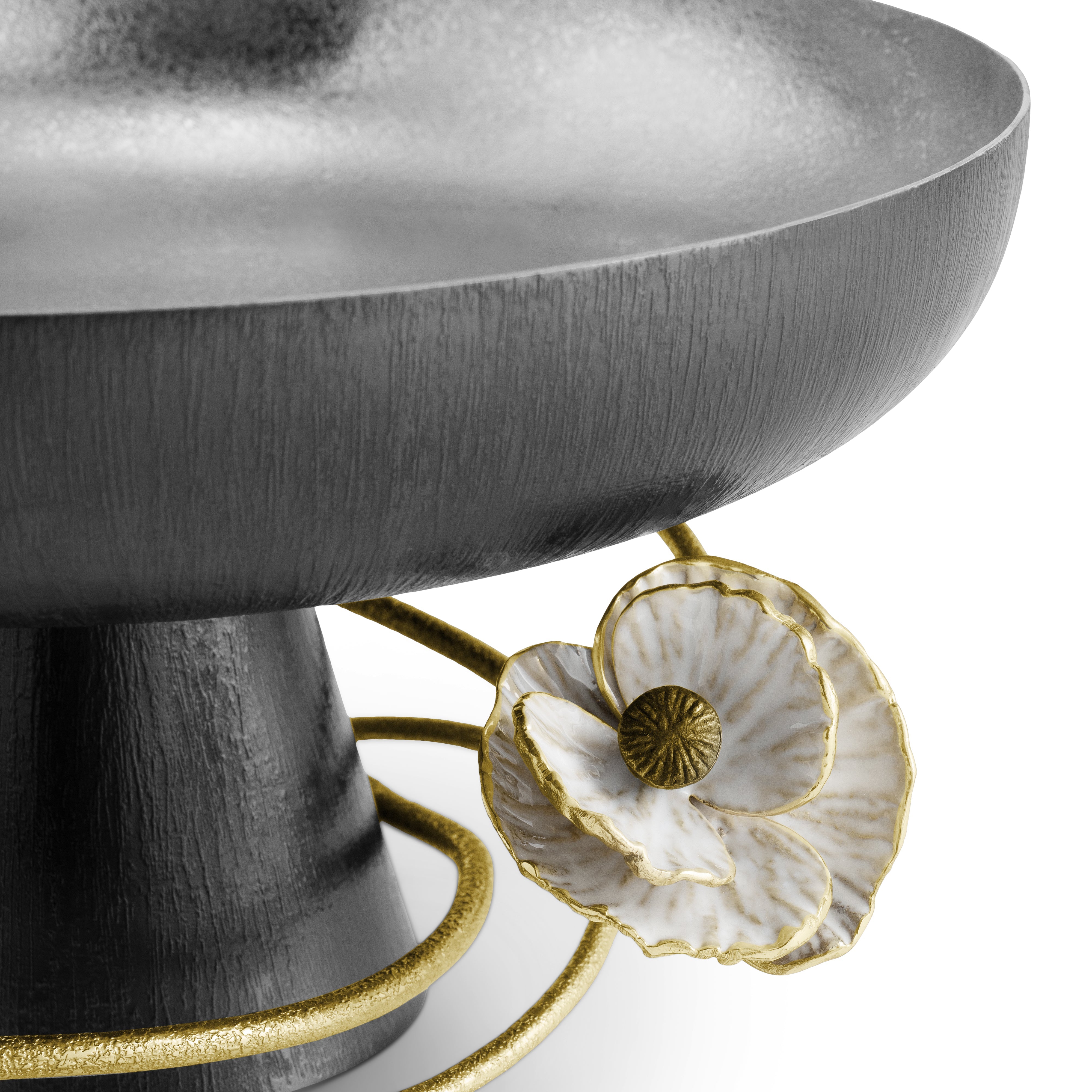 Anemone Fruit Bowl - Elegant Ceramic Serving Bowl for Fruits, Snacks & Decor - Perfect for Kitchen, Dining Table & Party Display