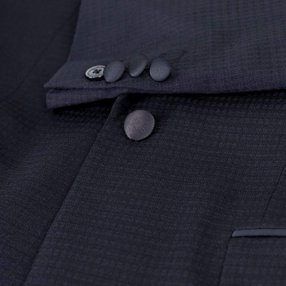 Cavani Nico Men's Navy Blue Tuxedo Suit with Shawl Collar for Formal Dinner, Wedding & Special Occasions