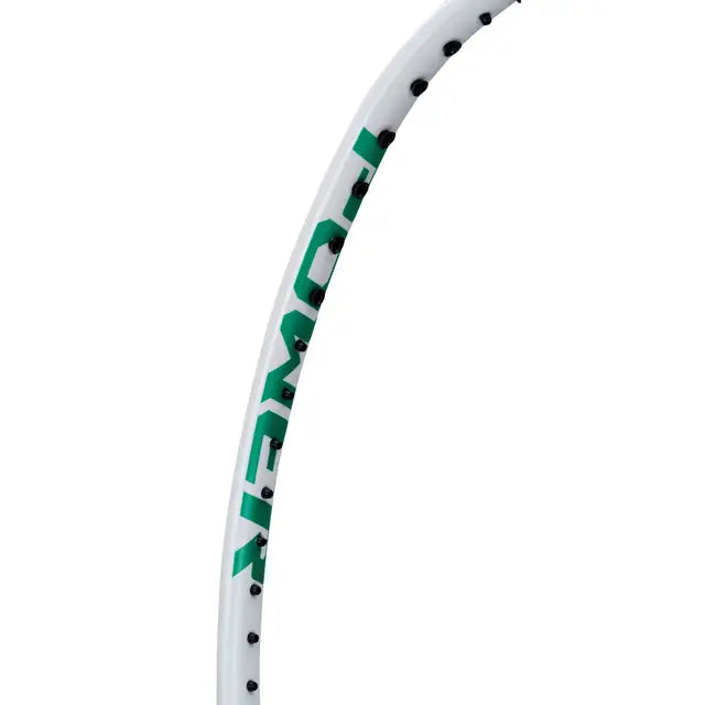 Li Ning Axforce 10 Pearl White Badminton Racket - Prestrung Professional Badminton Racquet for Advanced Players | Perfect for Tournaments & Training | Made in China