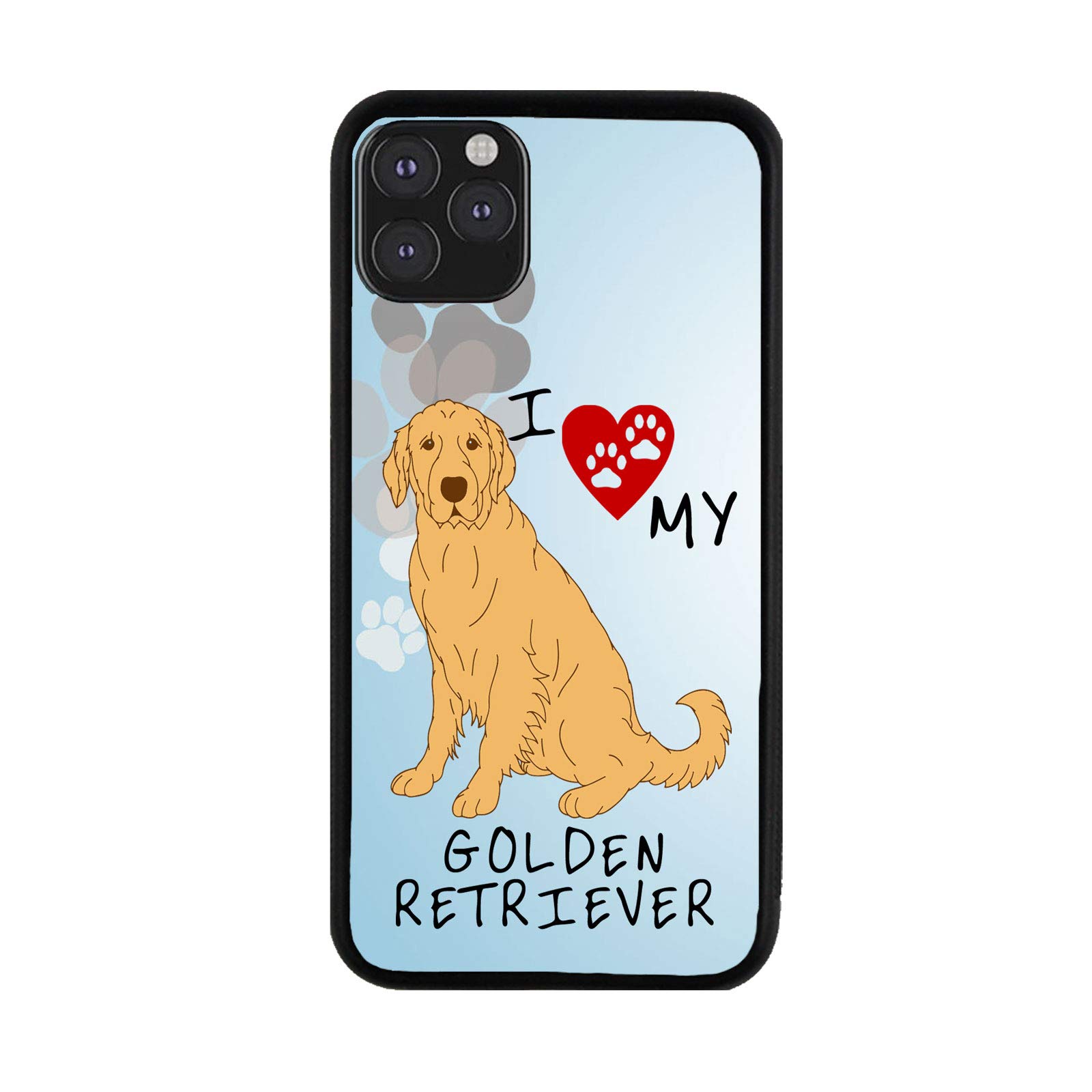 Bleu Reign iPhone Case with Golden Retriever Design - Cute Dog Lover Phone Cover for iPhone 5/6/7/8/X/11/12/13/14/15/16 - Perfect Gift for Pet Owners & Dog Enthusiasts - Ideal for Daily Use, Outdoor Activities & Dog Walks