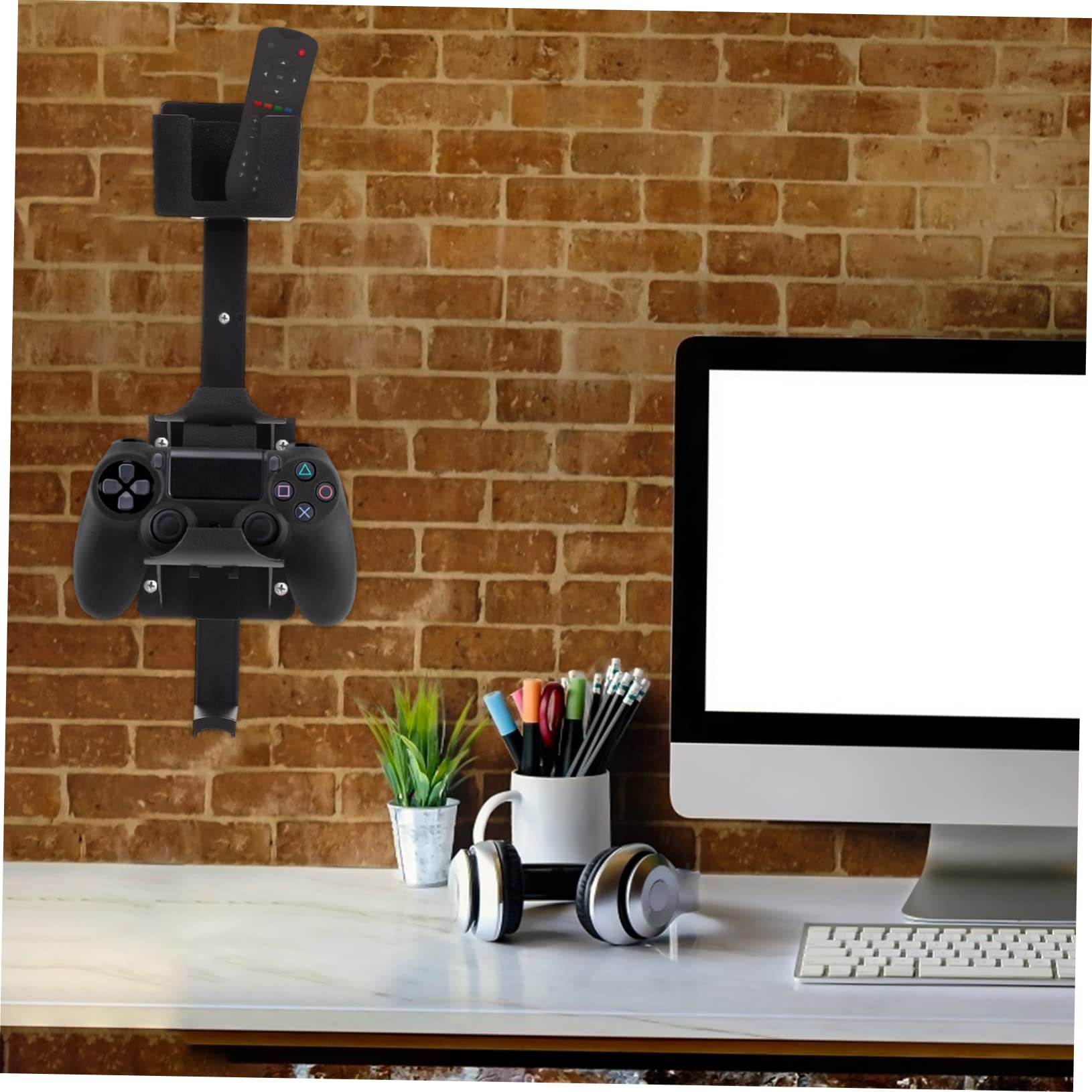 Zerodeko Universal Gaming Headset Stand - Durable ABS Wall Mount Headphone Holder for Home & Office - Perfect for Organizing Headsets on Desks, Walls, and Gaming Stations