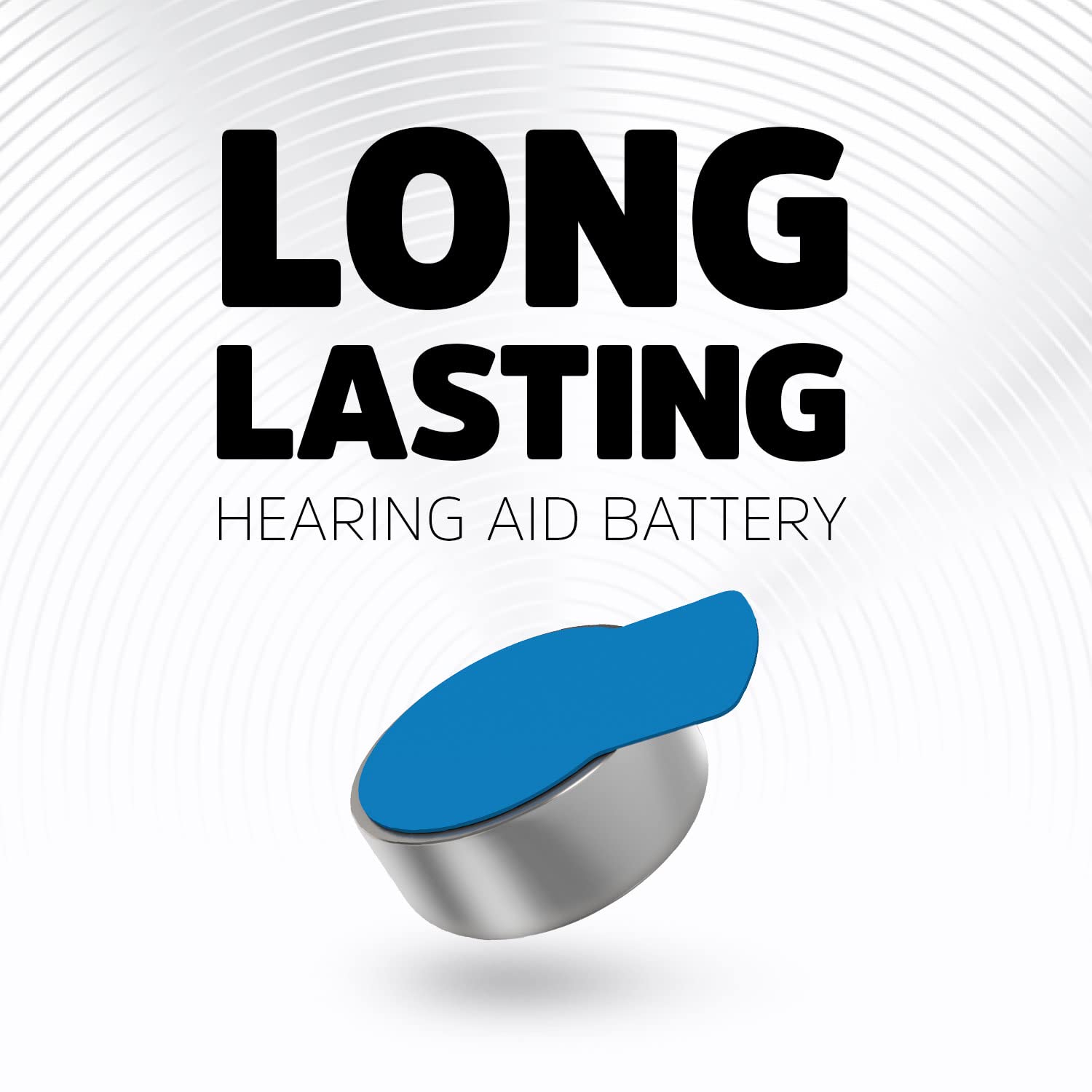 Energizer Size 675 Hearing Aid Batteries with Blue Tab - 8 Pack | Long-Lasting Power for Hearing Devices | Perfect for Travel, Daily Use & Emergency Backup