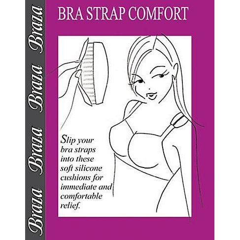 BRAZA Comfortable Bra Strap Cushion (1 Pair) - Soft Padding for Shoulder Support, Reduce Pressure & Discomfort - Perfect for Sports, Workouts & Everyday Wear