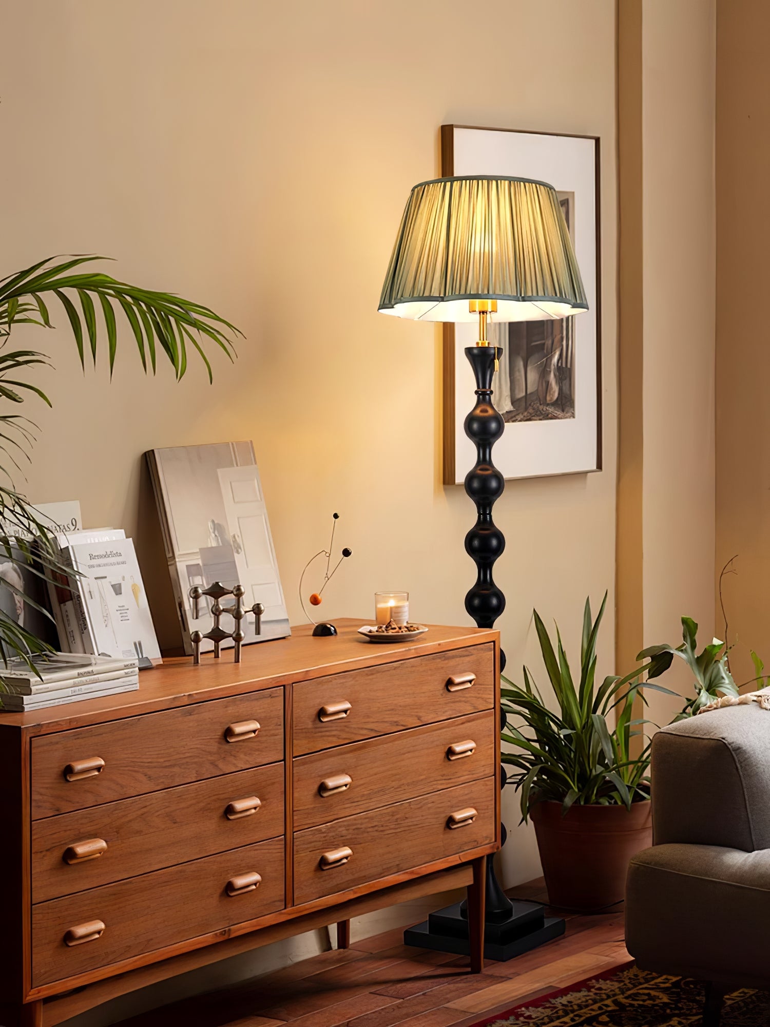 Artemisia Modern Floor Lamp - Adjustable Brightness LED Standing Light for Living Room, Bedroom & Office - Warm White & Cool White Light Modes