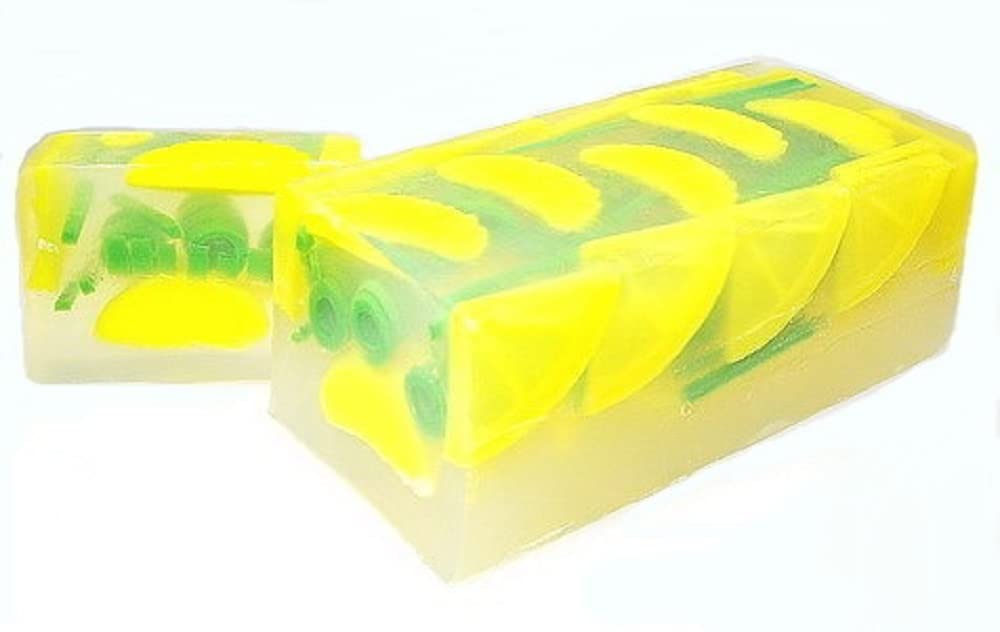 Natural Citrus Jazz Soap Assortment with Brush - 100g Organic Skincare for Face & Body - Perfect for Gifts & Spa Days