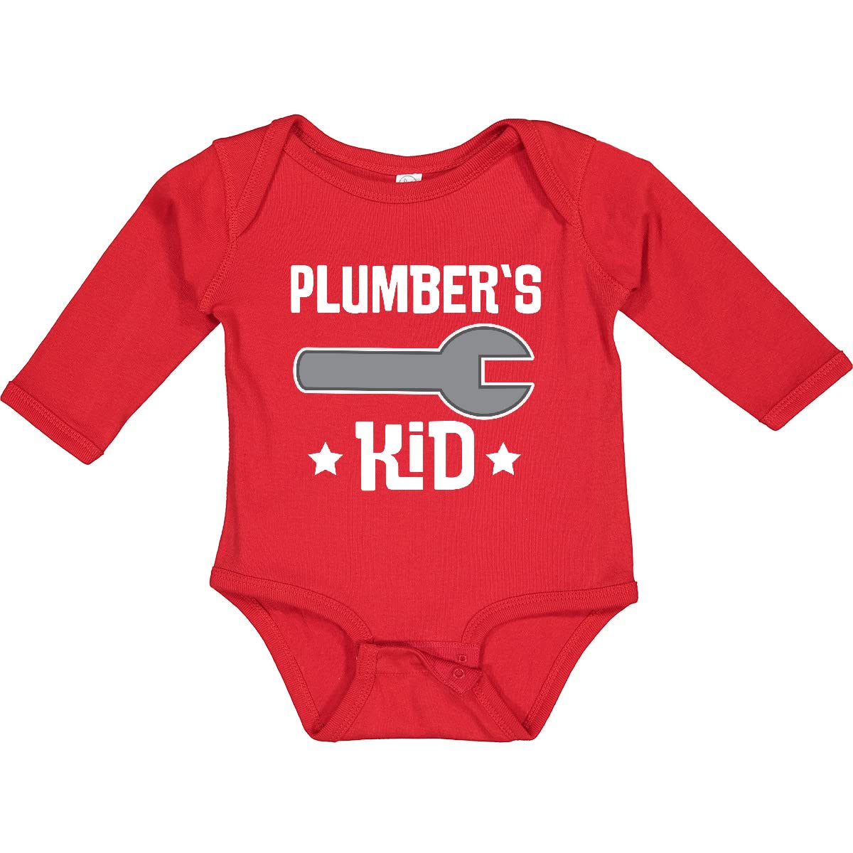 Inktastic Plumbers Kid Long Sleeve Baby Bodysuit - Soft Cotton Onesie for Infants & Toddlers - Perfect for Playtime, Family Photos & Everyday Wear