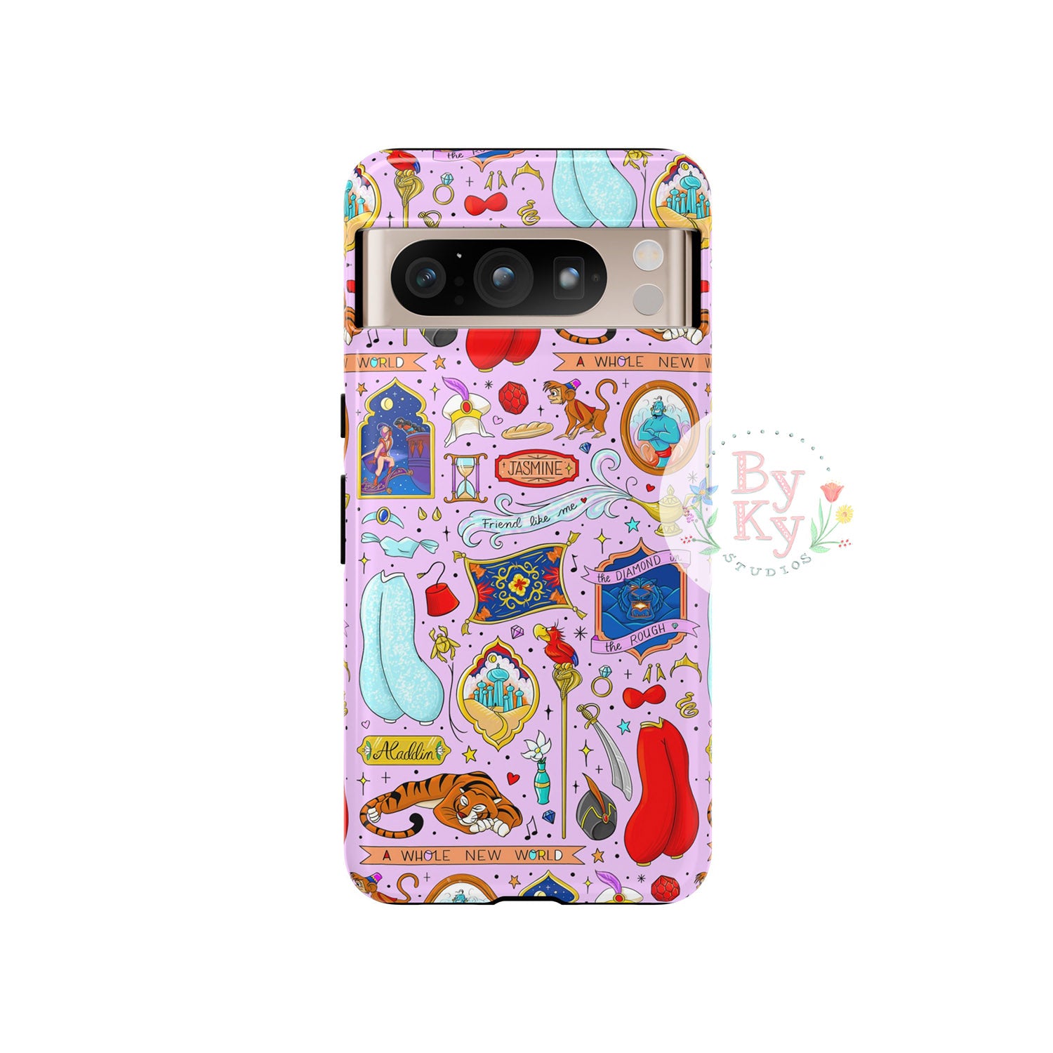 Jasmine Princess Shockproof & Durable Phone Cases for iPhone & Samsung - Stylish Protection for Everyday Use, Travel & Outdoor Activities