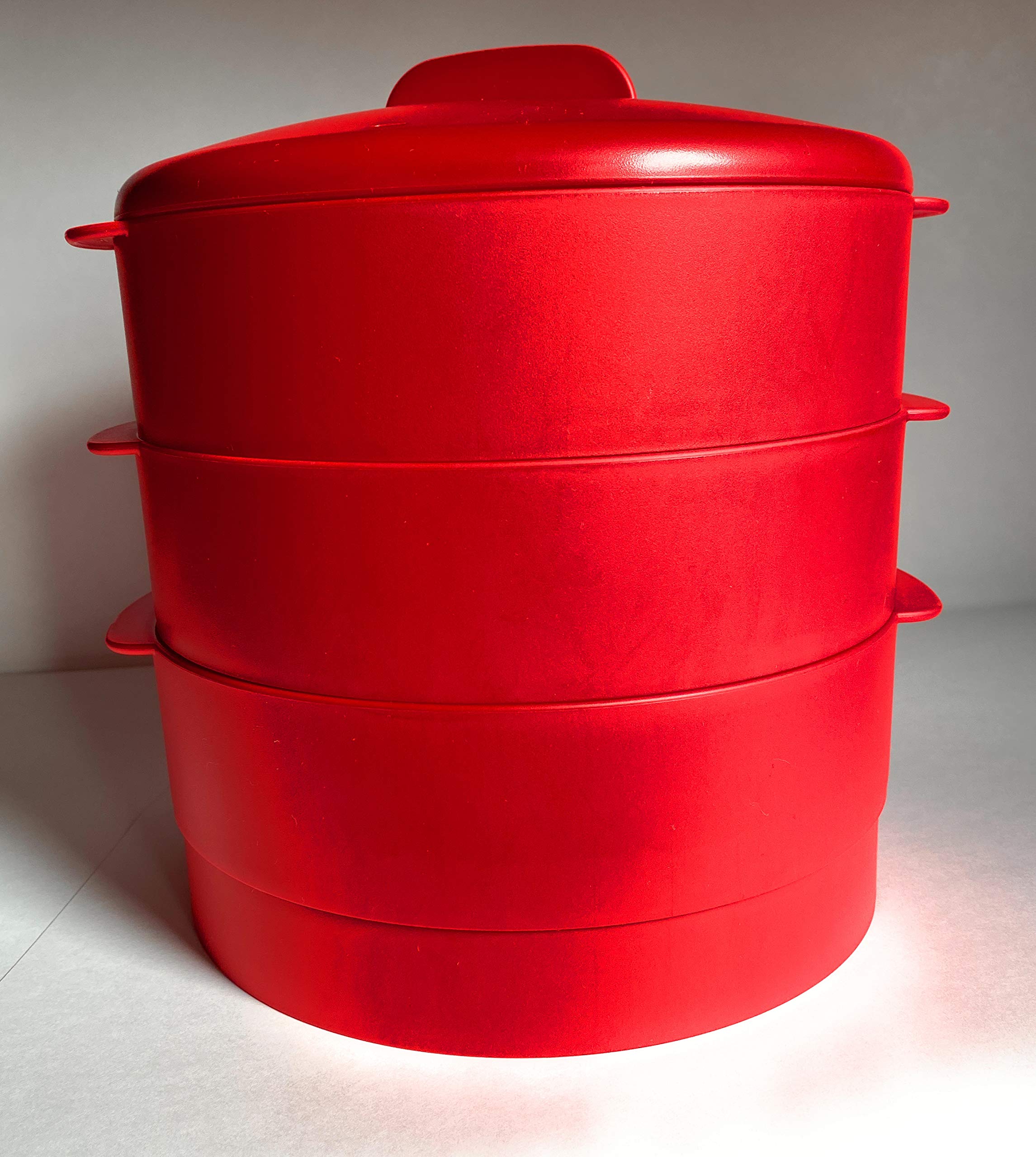 Tupperware Steam It - Smart 2-Layer Vegetable & Rice Steamer for Healthy Cooking | Perfect for Meal Prep, Vegan Diets & Quick Dinners