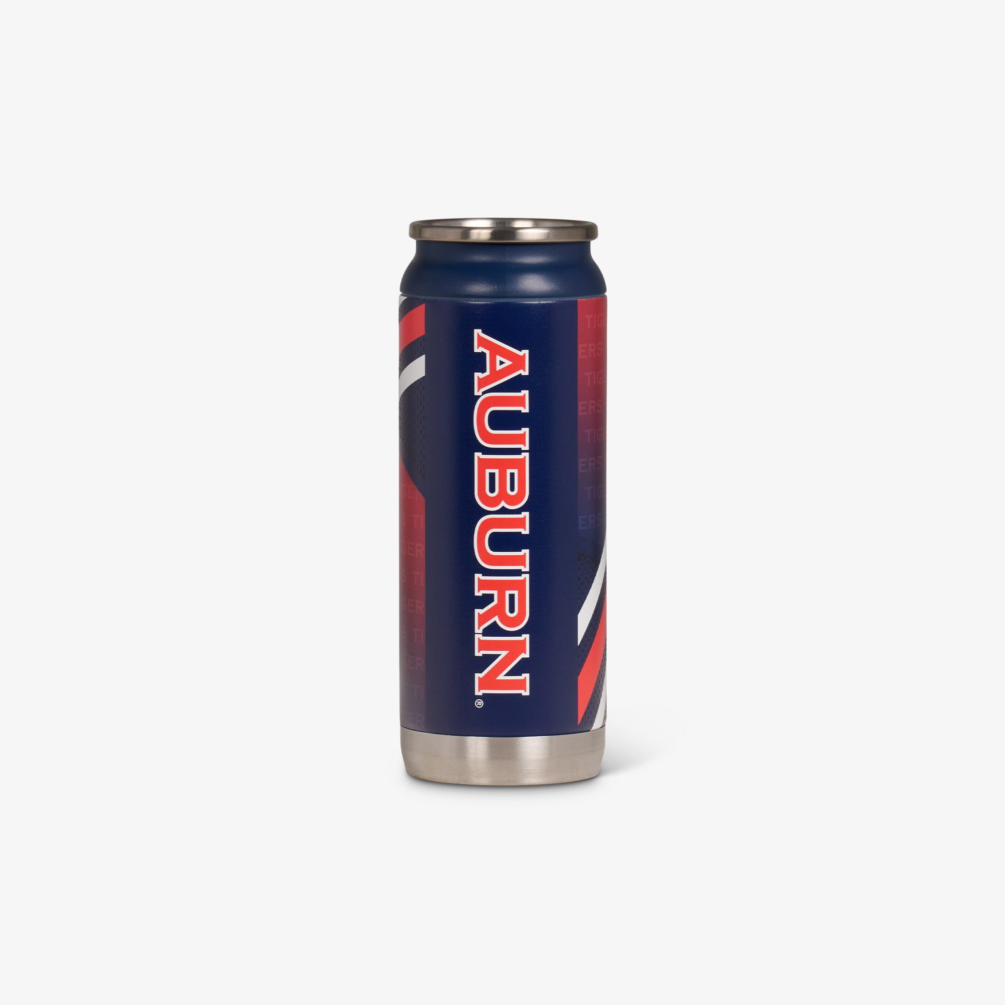 Auburn University® 16 Oz Insulated Stainless Steel Can with Lid - Perfect for Coffee, Tea & Cold Beverages at Home, Office or Tailgating
