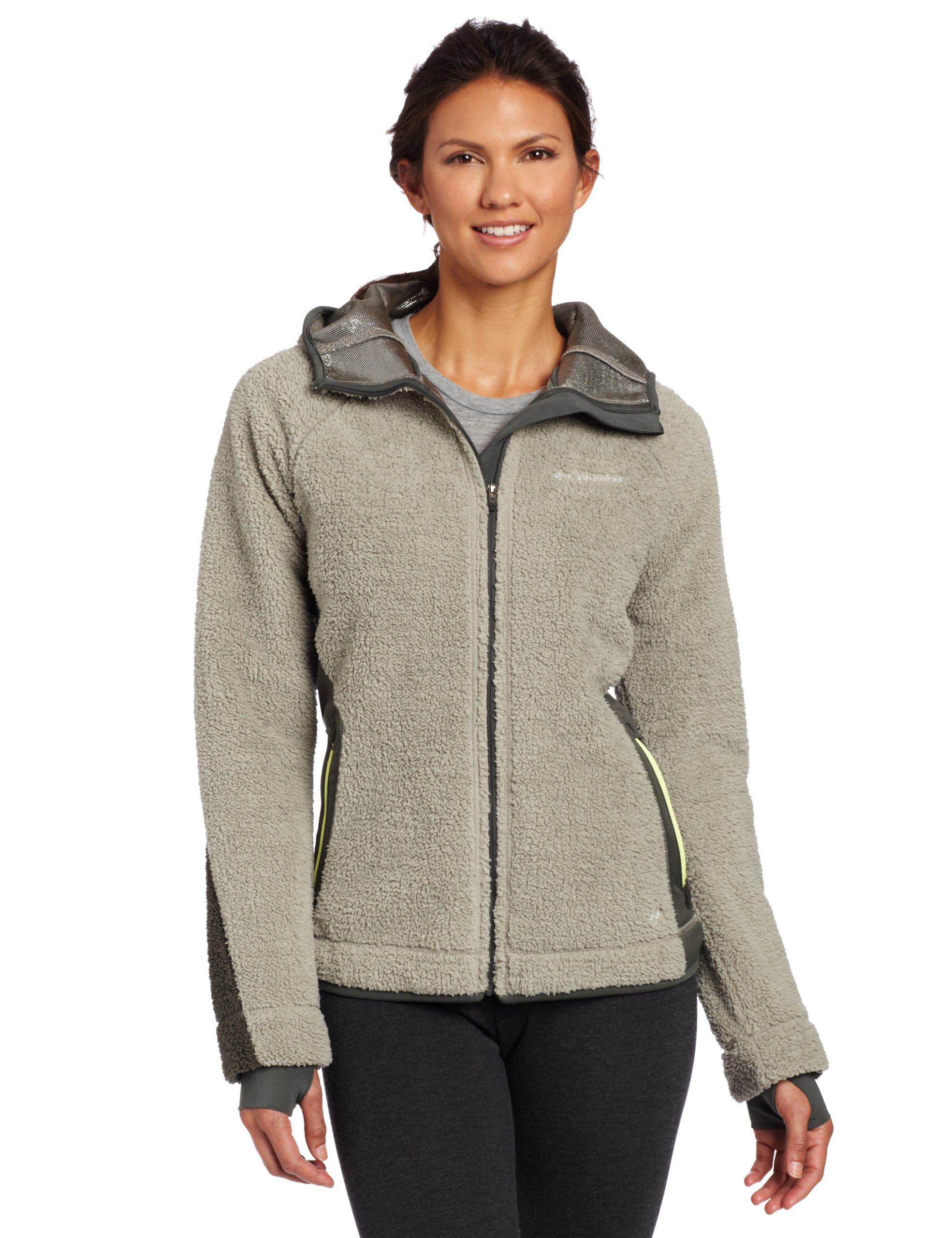Columbia Women's Crystal Plush Fleece Hoodie - Soft Warm Winter Jacket for Outdoor Activities & Casual Wear