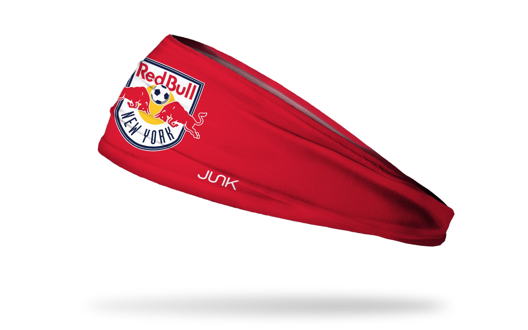 New York Red Bulls Logo Red Big Bang Lite Headband - Adjustable Sports Headband for Running, Soccer, Basketball & Workouts - Sweat-Wicking & Breathable Design