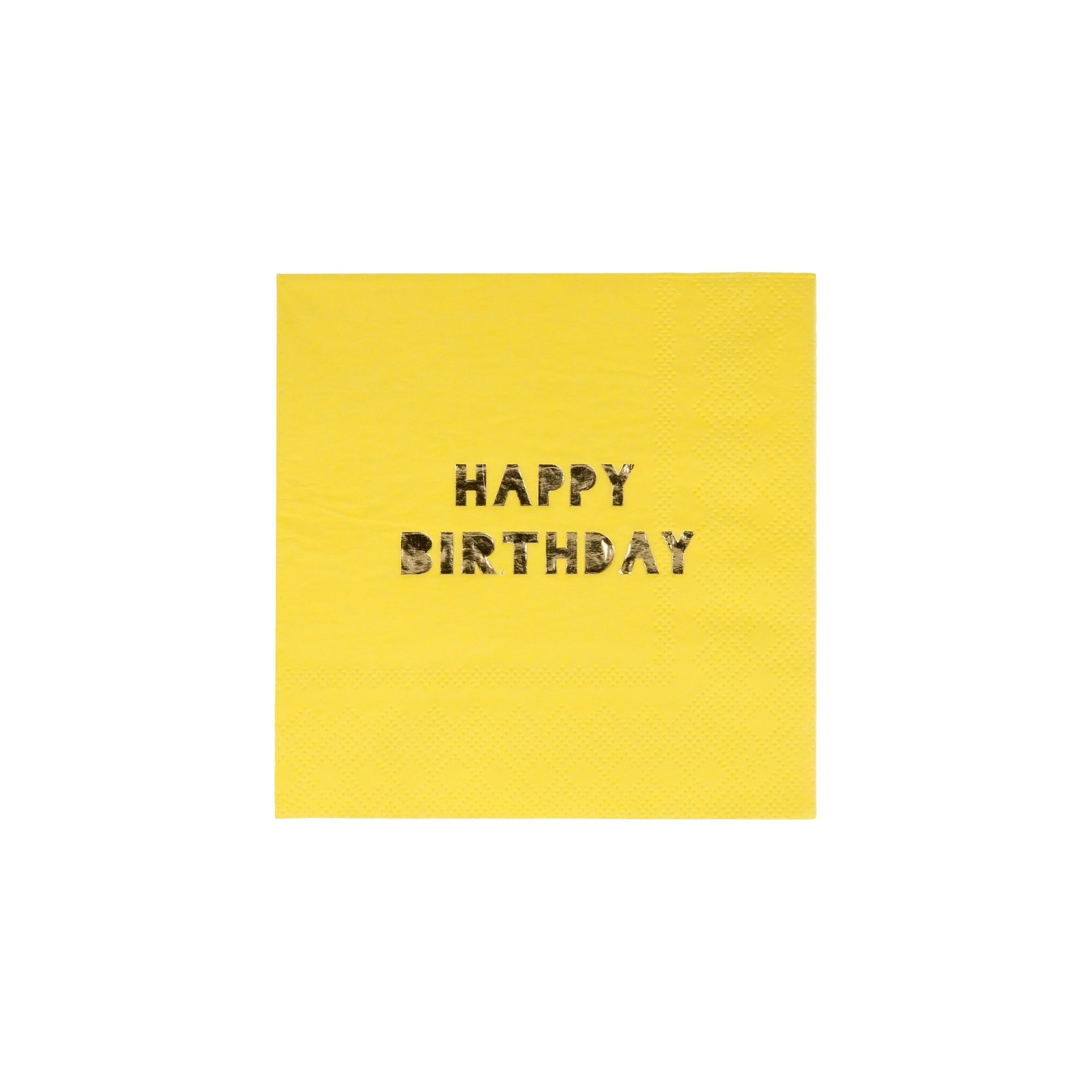 Happy Birthday Small Napkins - Colorful Party Napkins for Birthday Celebrations, Baby Showers & Special Events