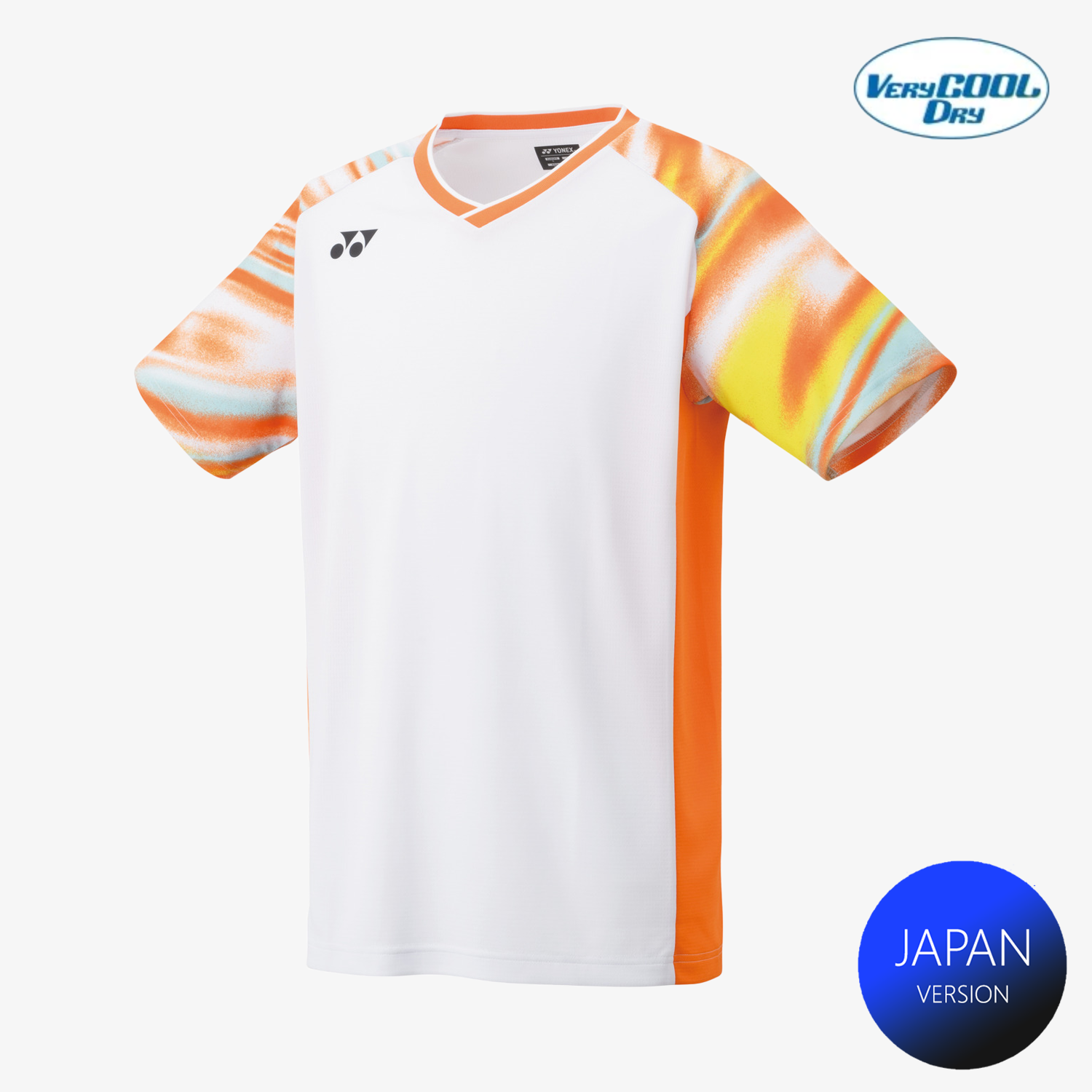 Yonex Men's Tennis Shirt 10577 - White | Moisture-Wicking Performance Top for Competitive Play & Casual Wear