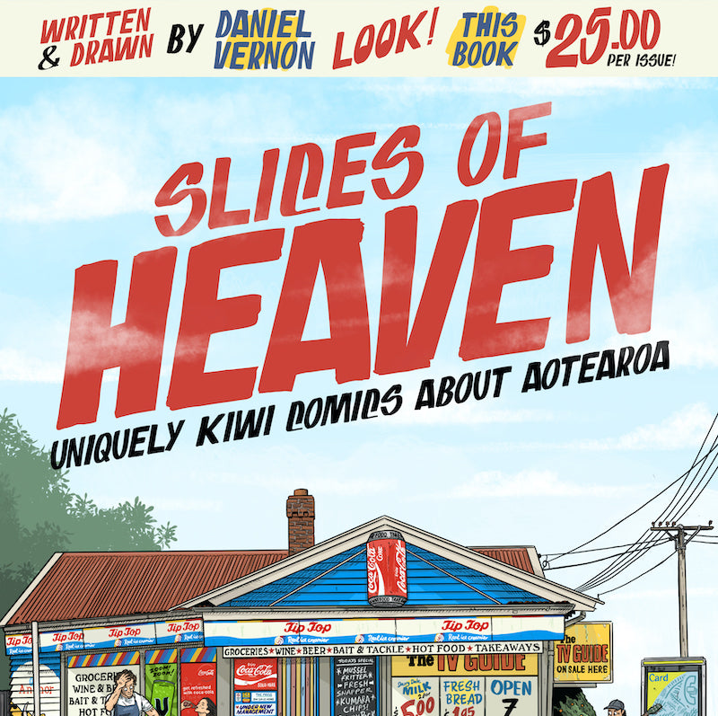 Daniel Vernon Slices of Heaven Comic Book | Funny & Heartwarming Graphic Novel for Adults | Perfect for Gifts, Collectors & Relaxation