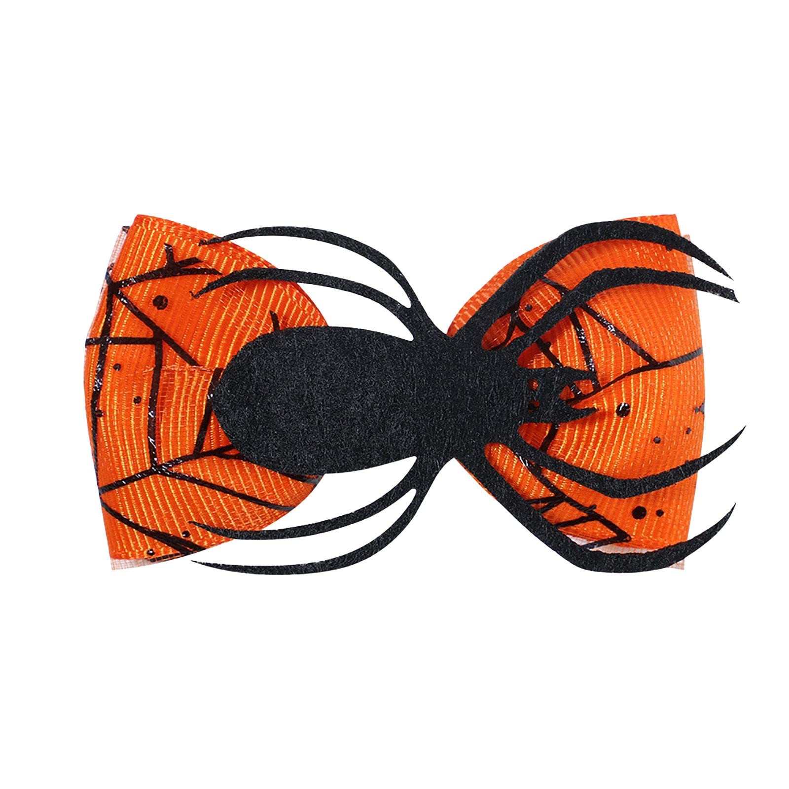 Cute Halloween Bow Hair Clips for Girls & Kids - Ponytail Accessories for Parties