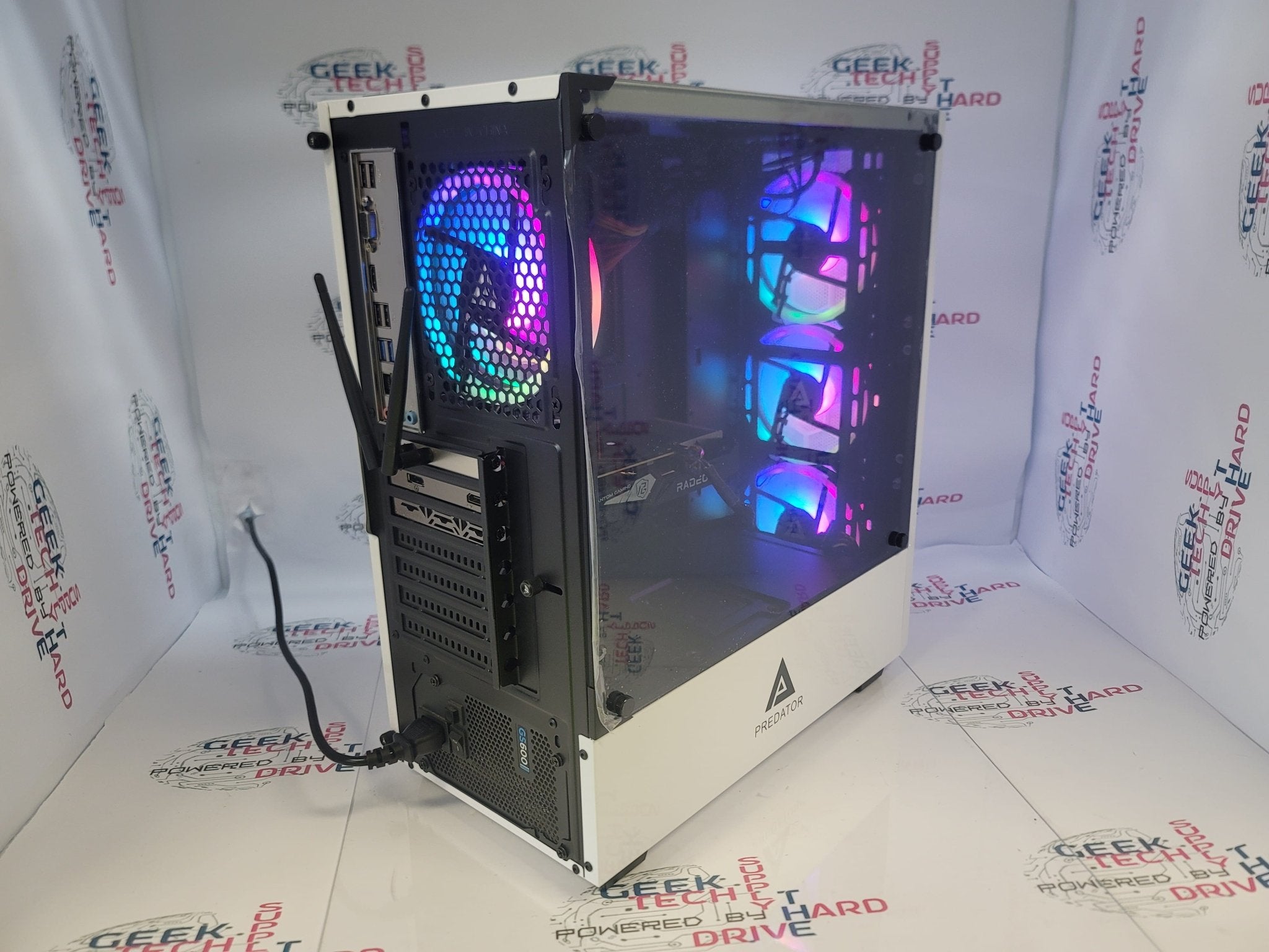 Pinnacle Gaming PC Desktop Computer - Intel Core i5, NVIDIA RTX 2060, 8GB/16GB/32GB RAM, 500GB/1TB/2TB SSD, RGB Lighting, WiFi - Perfect for Esports, Streaming & 4K Gaming