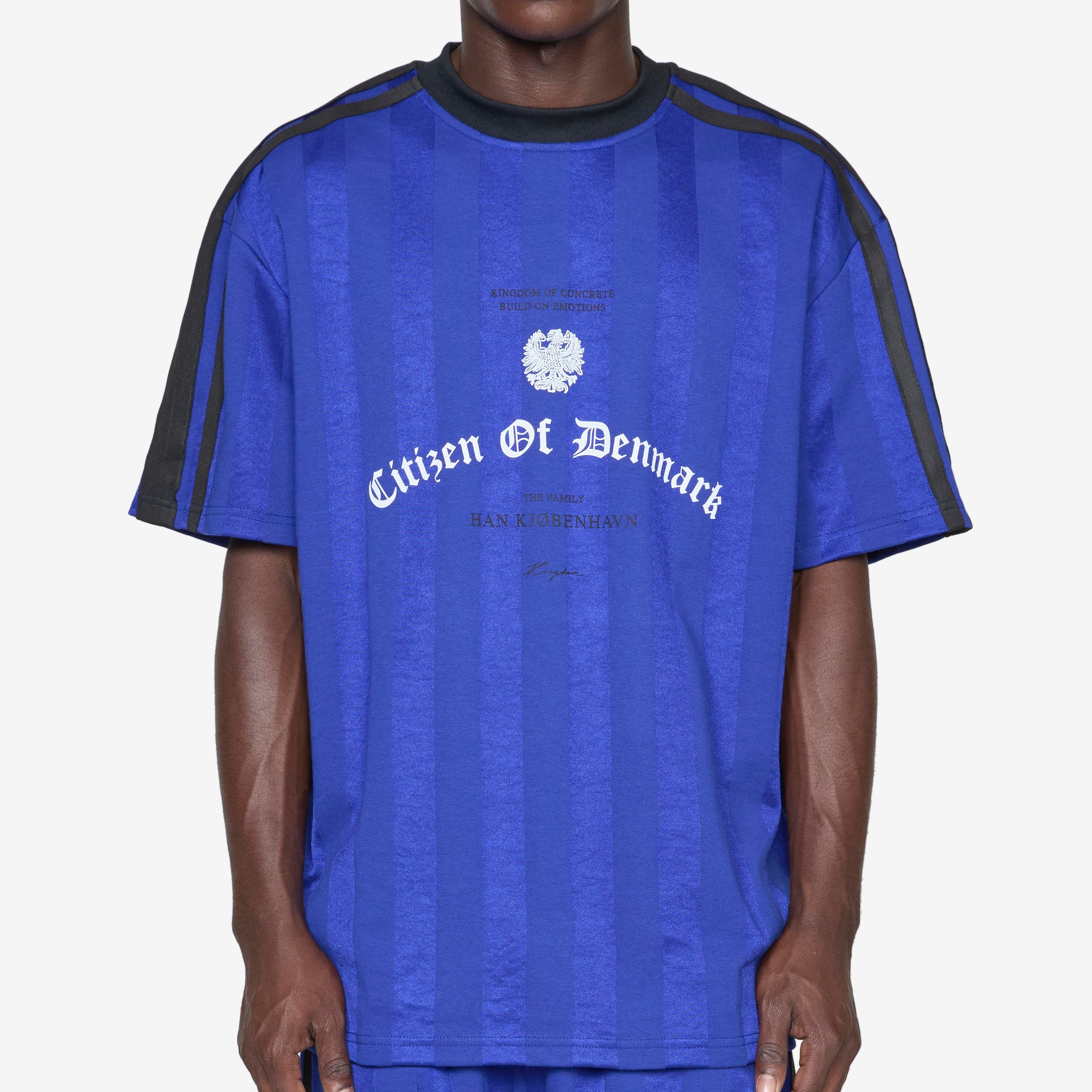 Royal Blue Football Jersey T-Shirt - Breathable & Lightweight for Men - Perfect for Games, Training & Fan Support