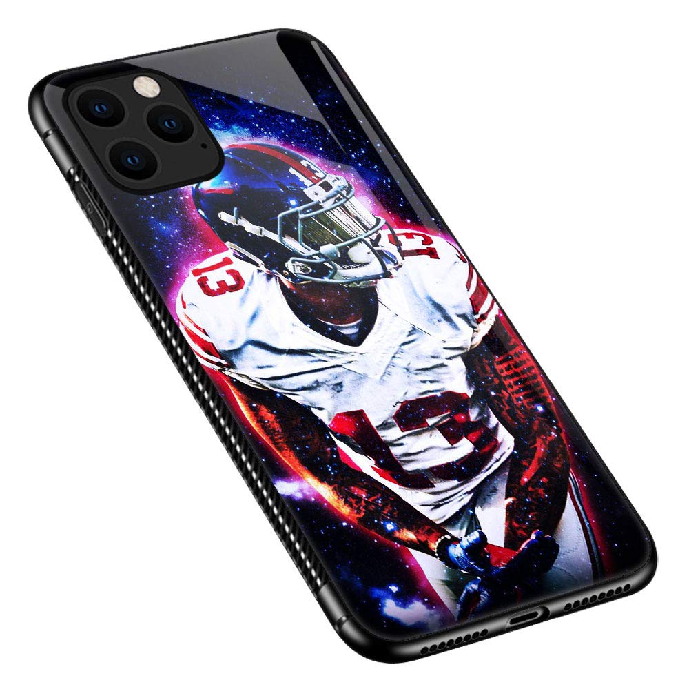 iPhone 11 Case - Shockproof Non-Slip Tempered Glass Cover with Star Athlete Pattern Design | Perfect for Outdoor Activities, Sports & Daily Protection
