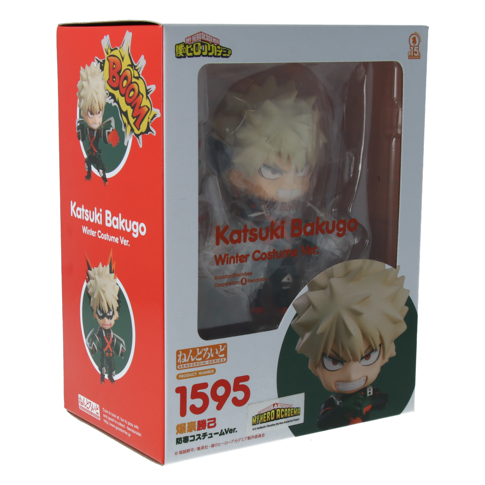 My Hero Academia Katsuki Bakugo Nendoroid Figure - Winter Costume Ver. | Anime Collectible for Fans, Gift for Christmas & Cosplay Enthusiasts