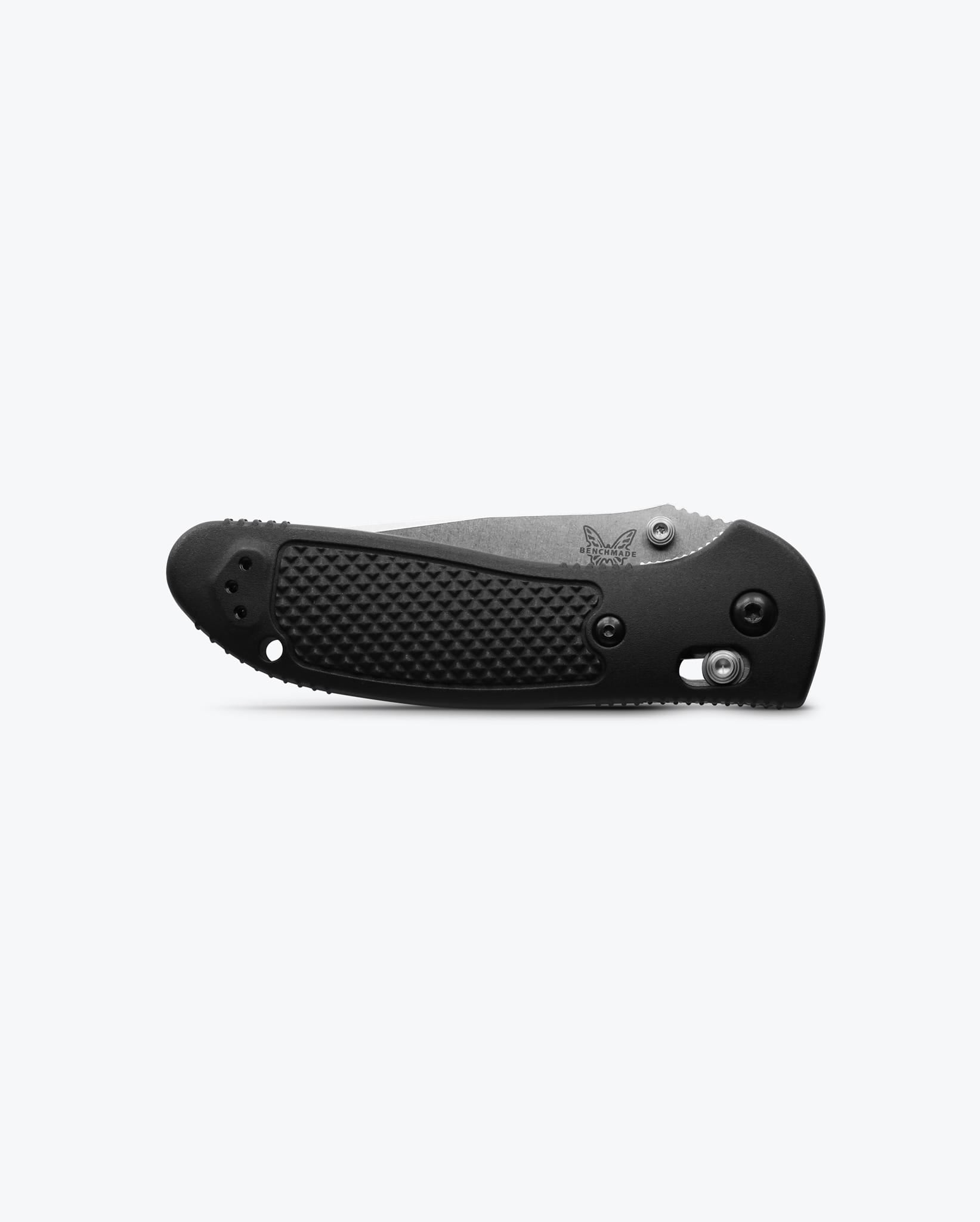 Benchmade Griptilian Folding Knife - Black Grivory Handle, Drop Point Blade for Everyday Carry, Outdoor Adventures & Tactical Use