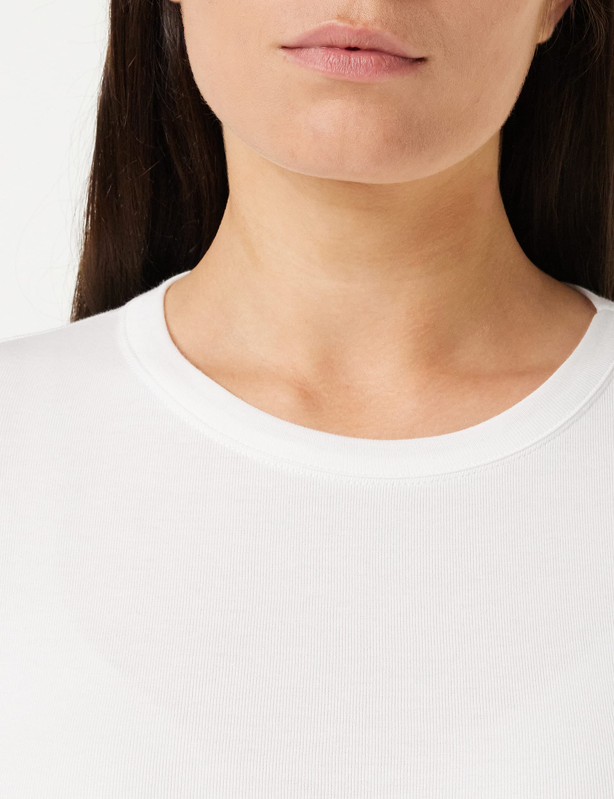 Petit Bateau Women's 53409 Long Sleeve T-Shirt & Polo Shirt - White - Size M - Comfortable Cotton Top for Work, Casual & Everyday Wear